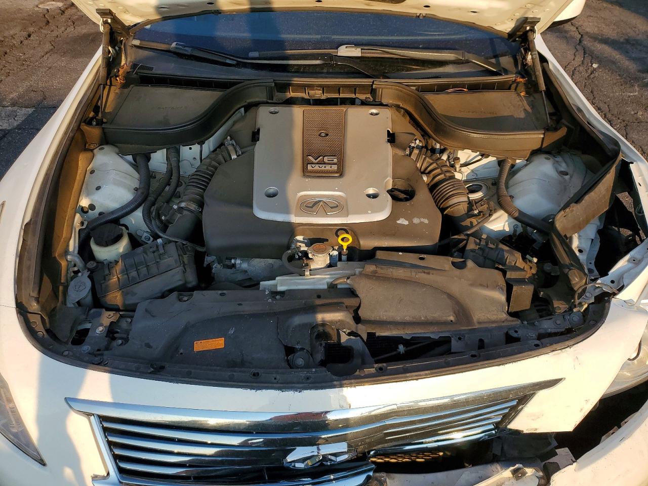 2013 Infiniti G37 Sedan X White vin: JN1CV6AR0DM357291