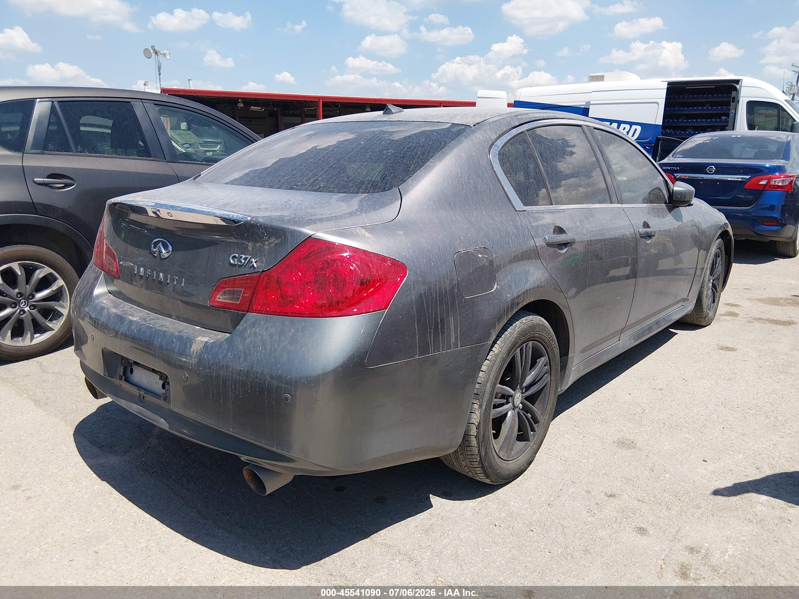 2013 Infiniti G37x   Gray vin: JN1CV6AR0DM358246
