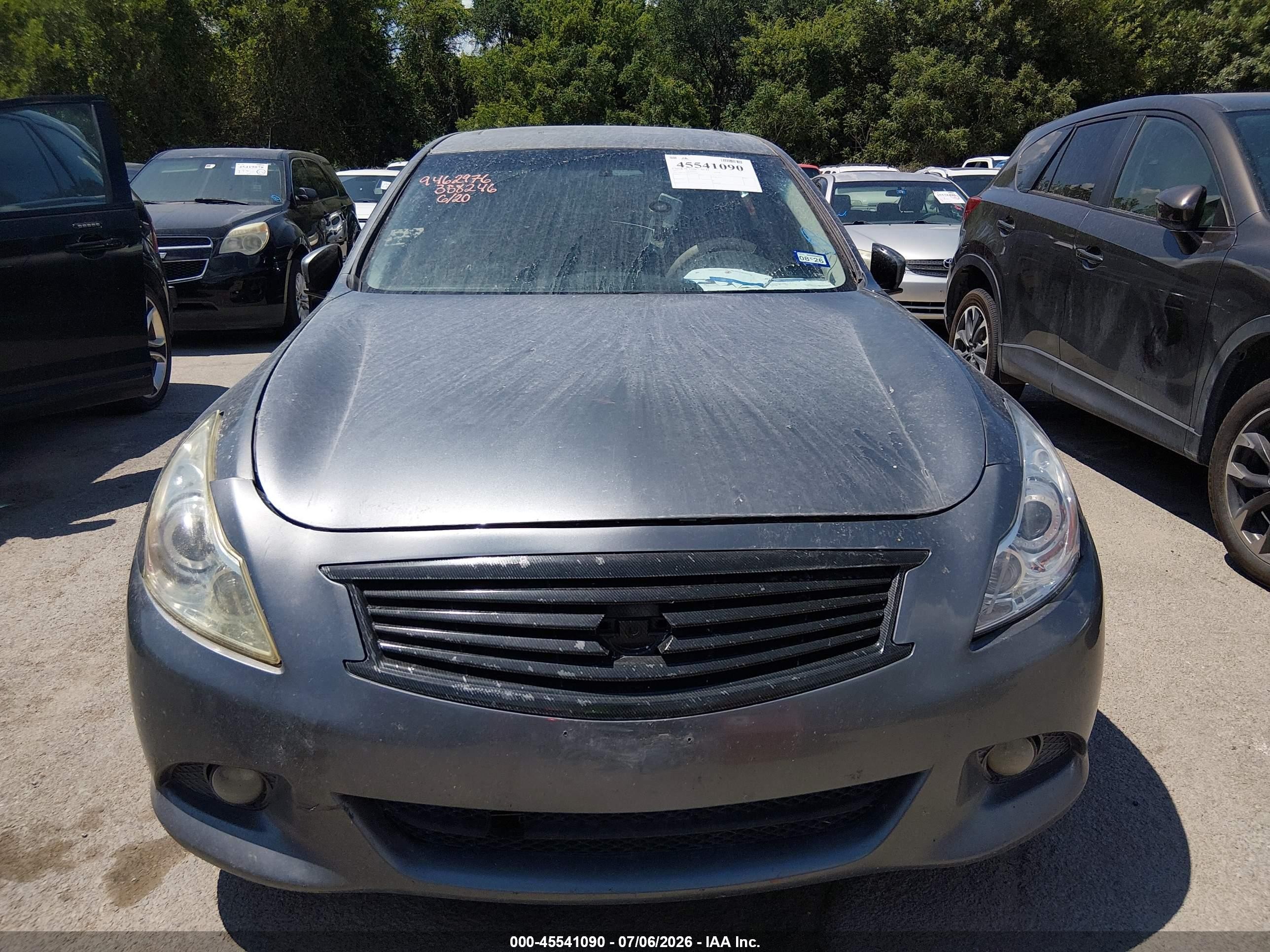 2013 Infiniti G37x   Gray vin: JN1CV6AR0DM358246