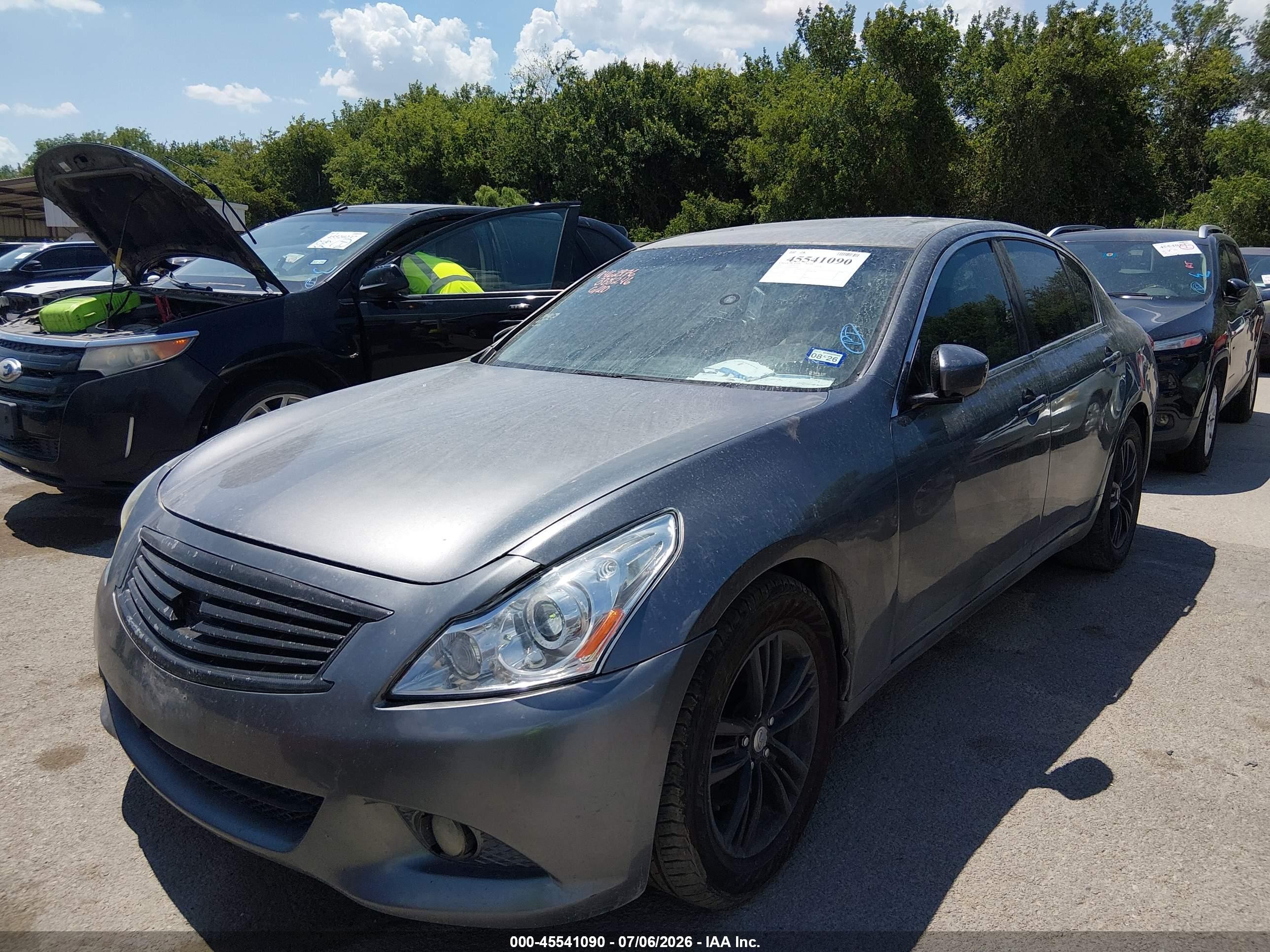 2013 Infiniti G37x   Gray vin: JN1CV6AR0DM358246