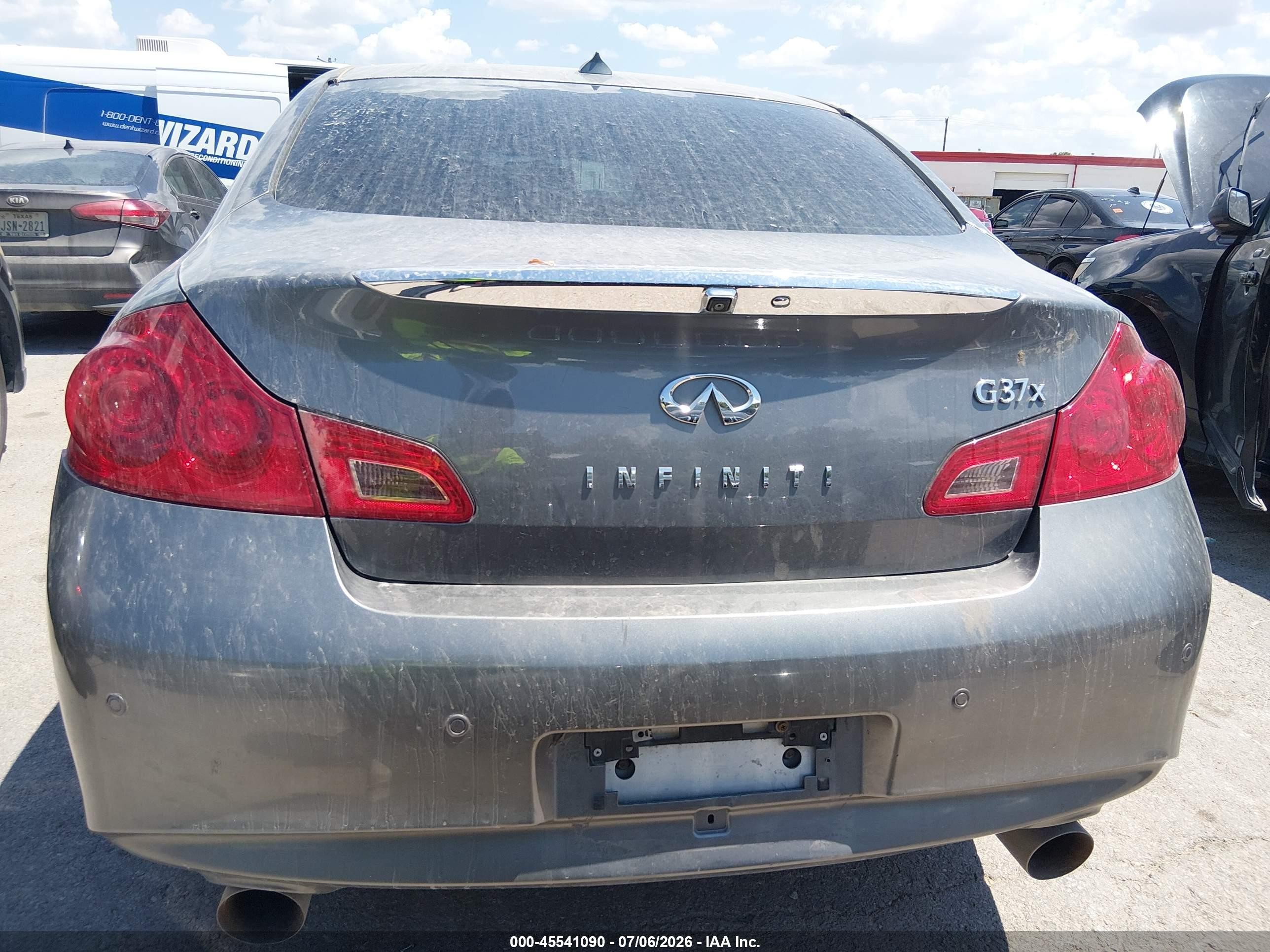 2013 Infiniti G37x   Gray vin: JN1CV6AR0DM358246