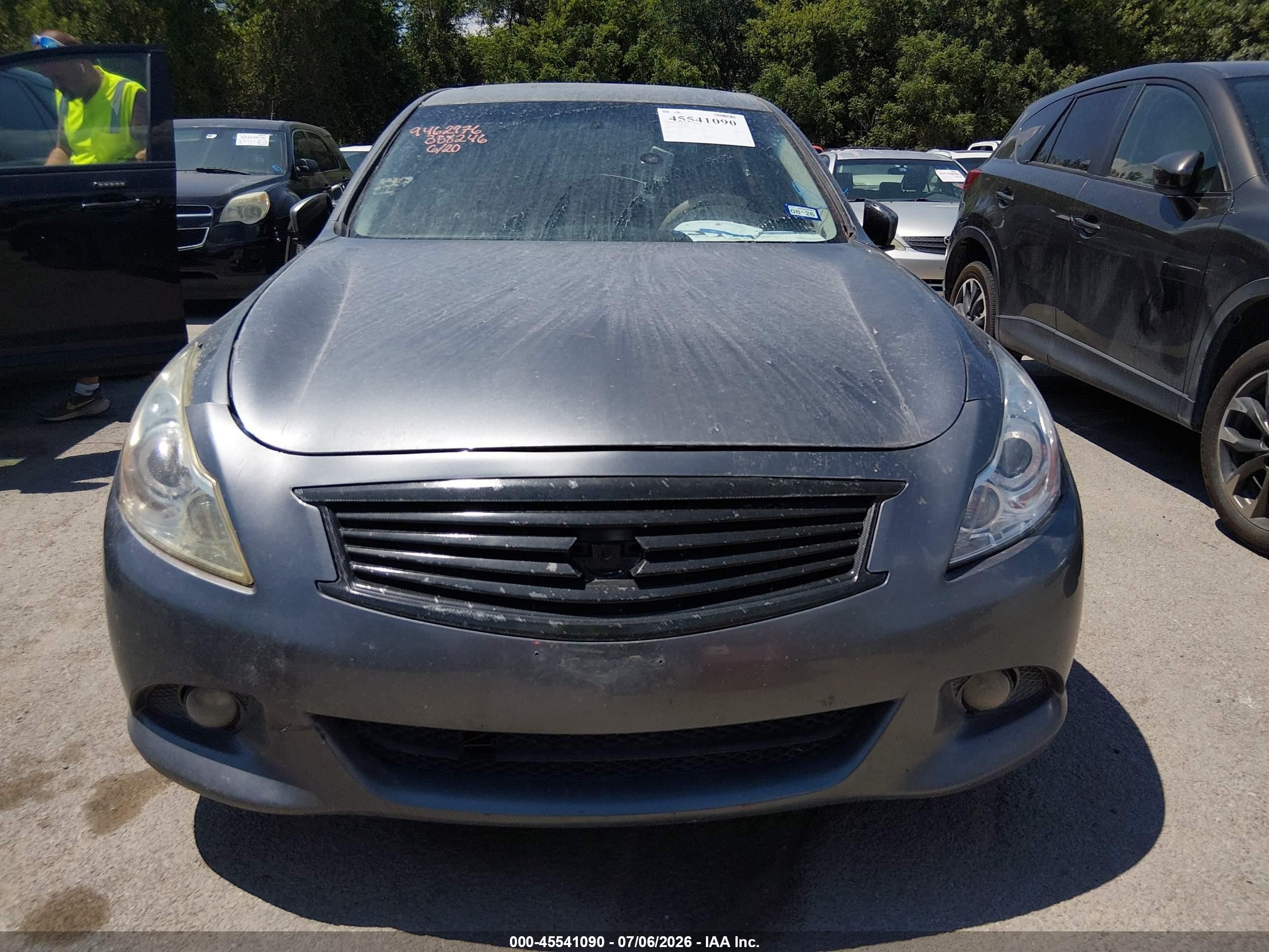2013 Infiniti G37x   Gray vin: JN1CV6AR0DM358246