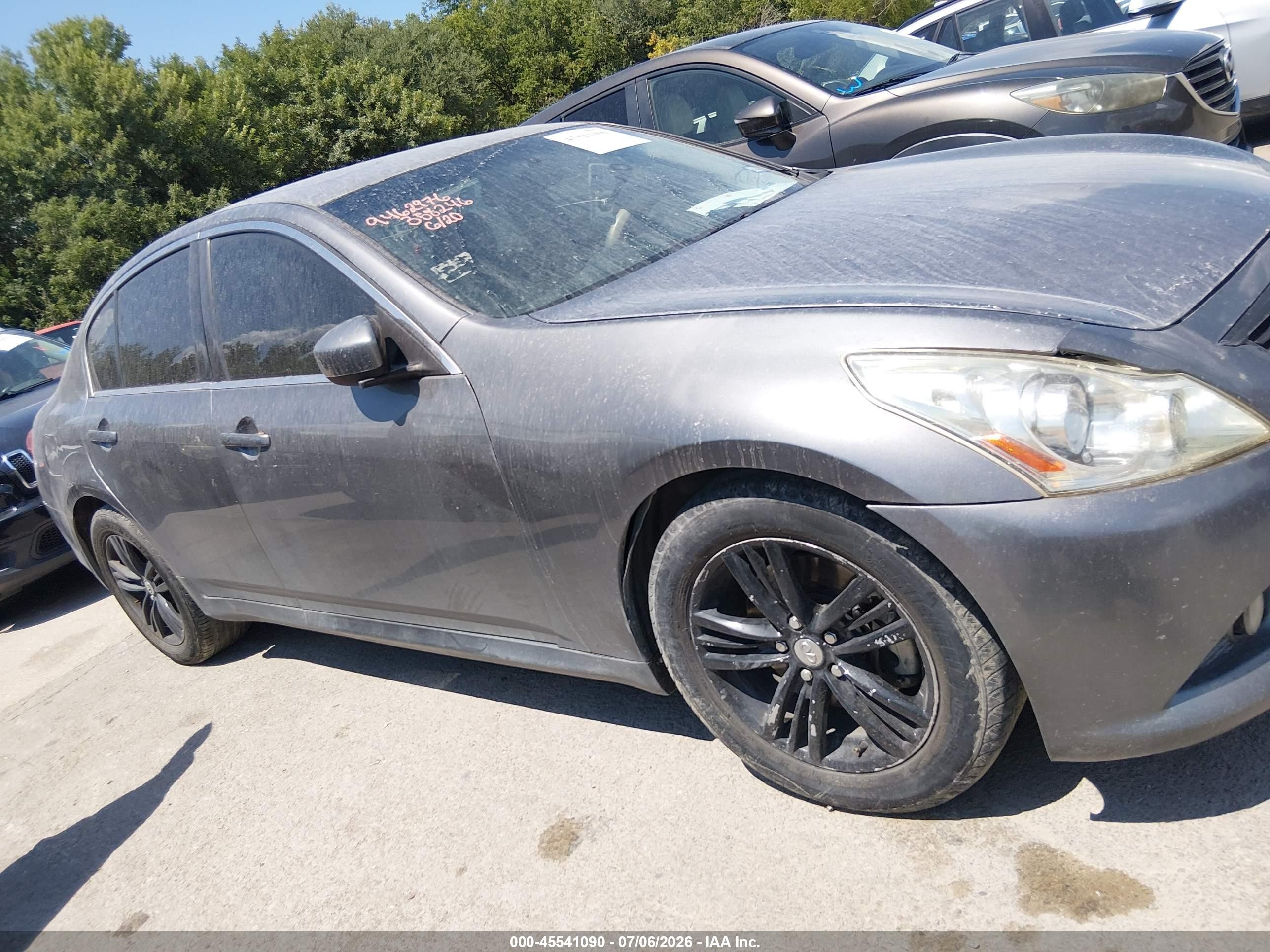 2013 Infiniti G37x   Gray vin: JN1CV6AR0DM358246