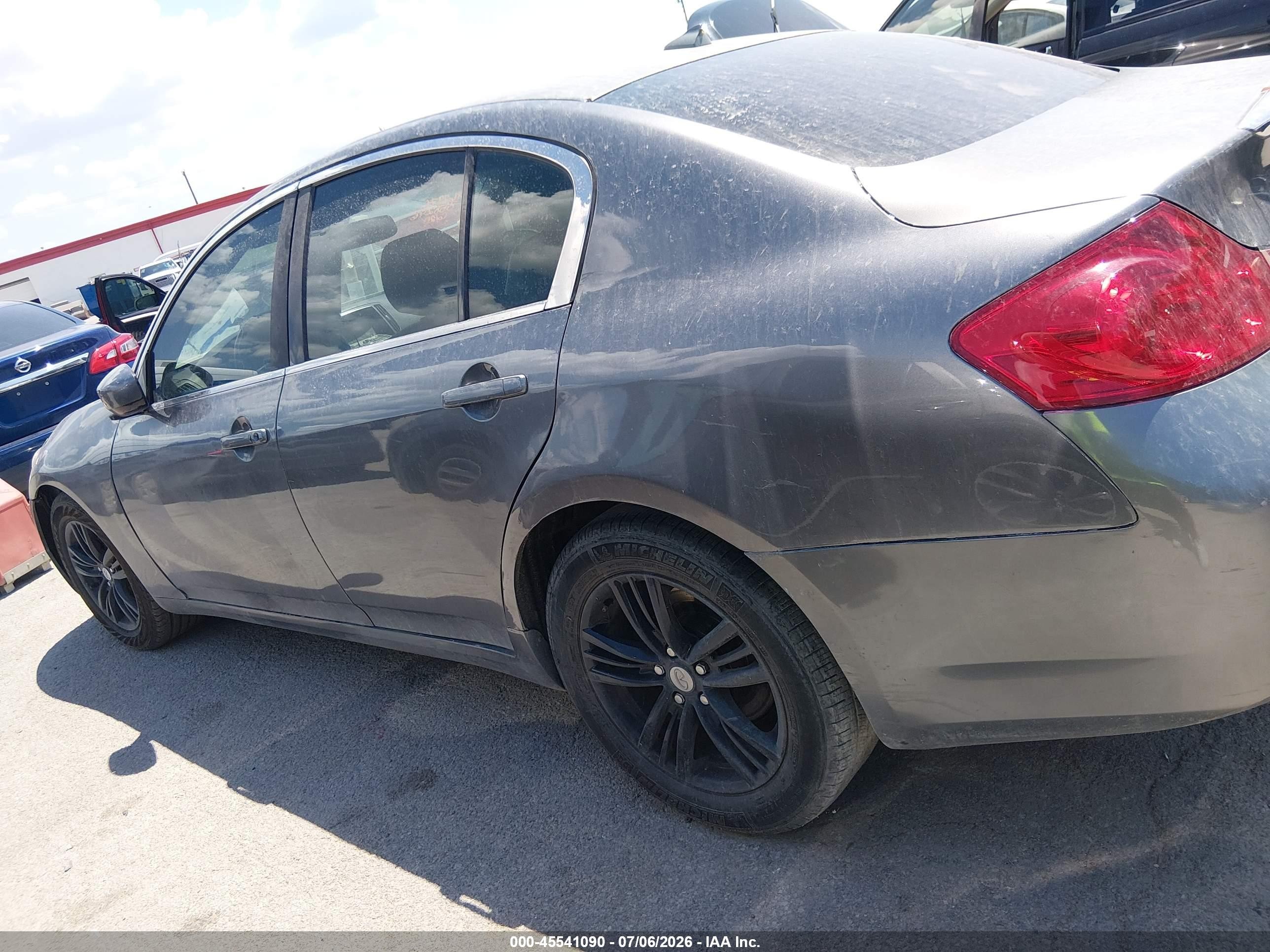 2013 Infiniti G37x   Gray vin: JN1CV6AR0DM358246