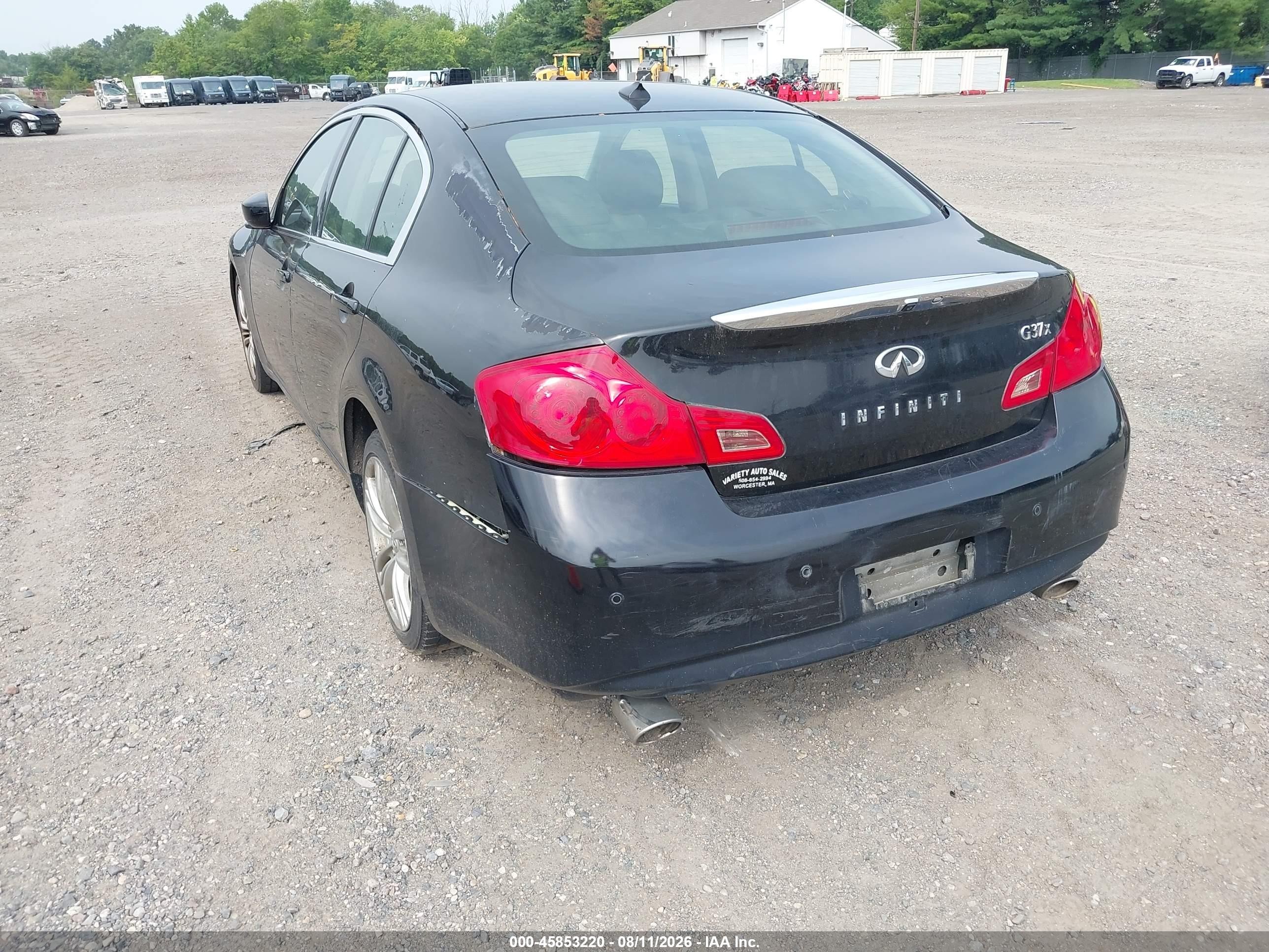 2013 Infiniti G37x   Black vin: JN1CV6AR0DM750790