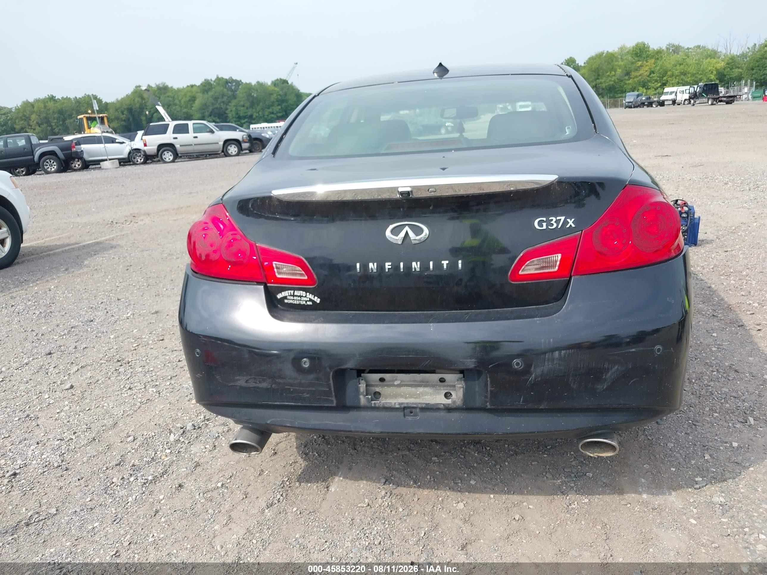 2013 Infiniti G37x   Black vin: JN1CV6AR0DM750790