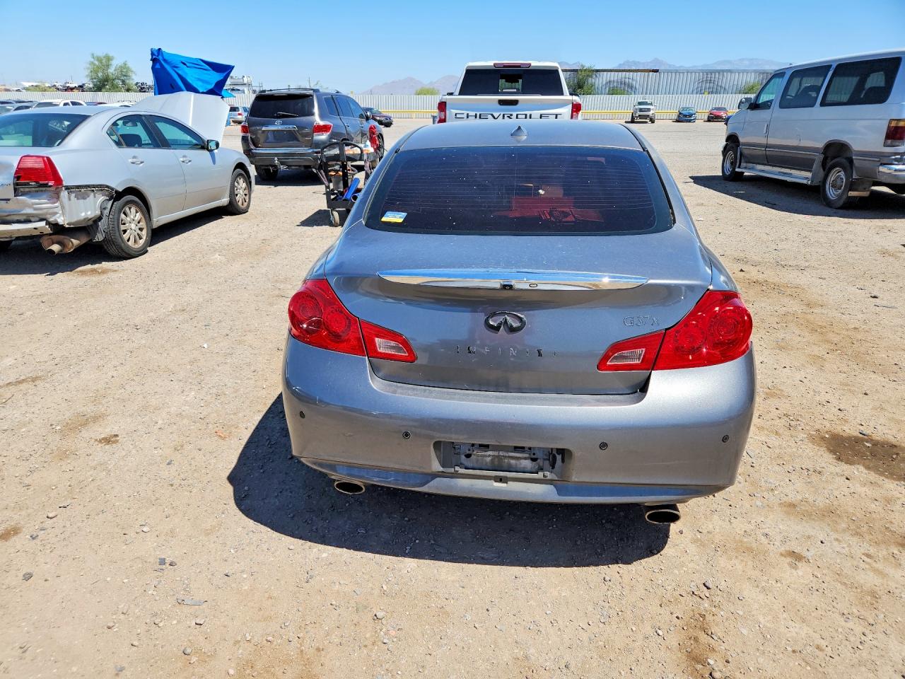 2013 Infiniti G37 Sedan X Gray vin: JN1CV6AR0DM752233