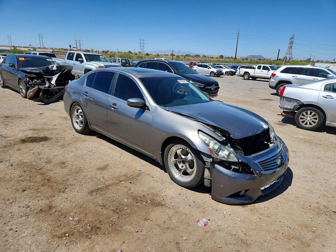 2013 Infiniti G37 Sedan X Gray vin: JN1CV6AR0DM752233