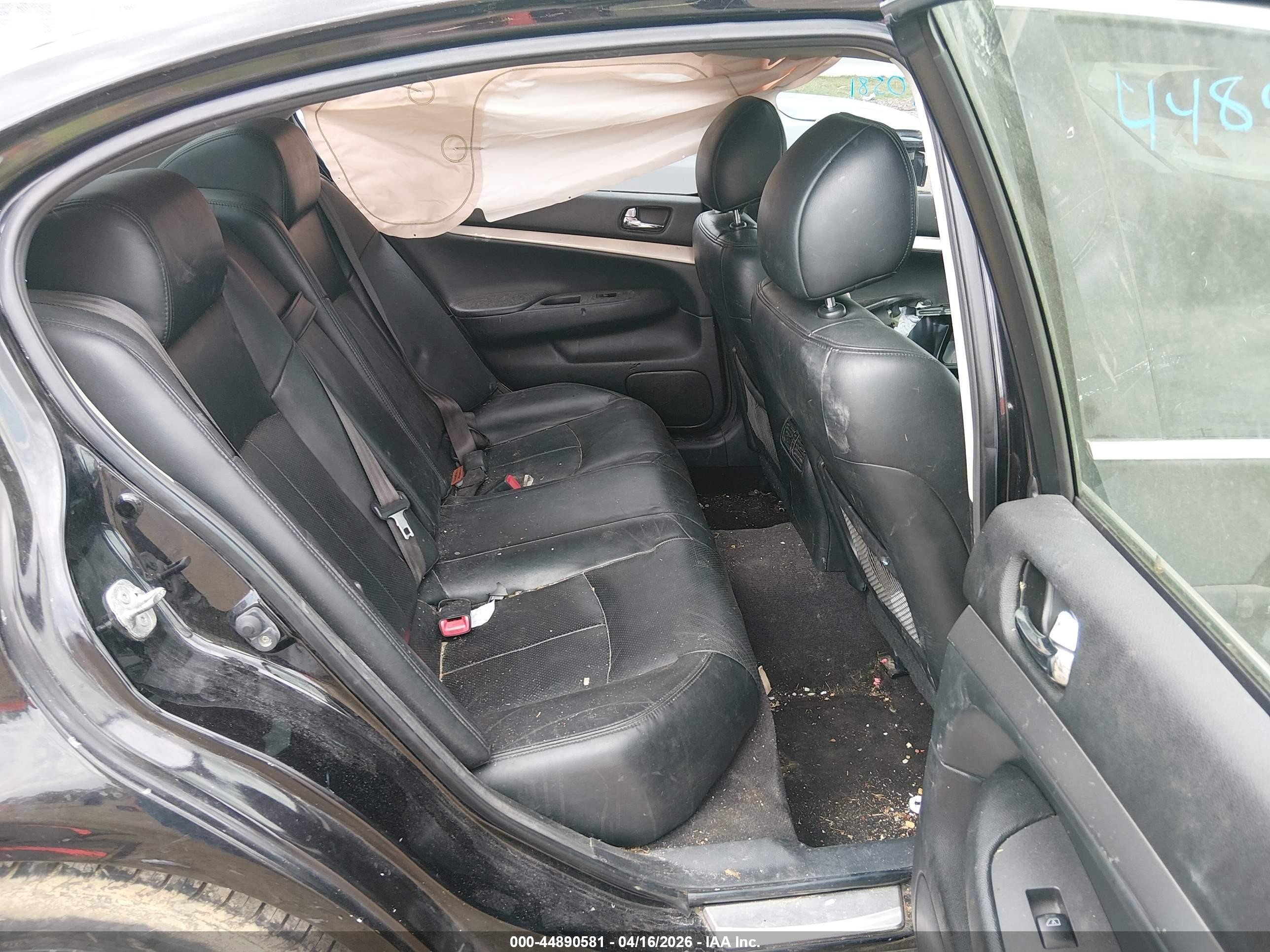 2013 Infiniti G37x   Black vin: JN1CV6AR0DM754127
