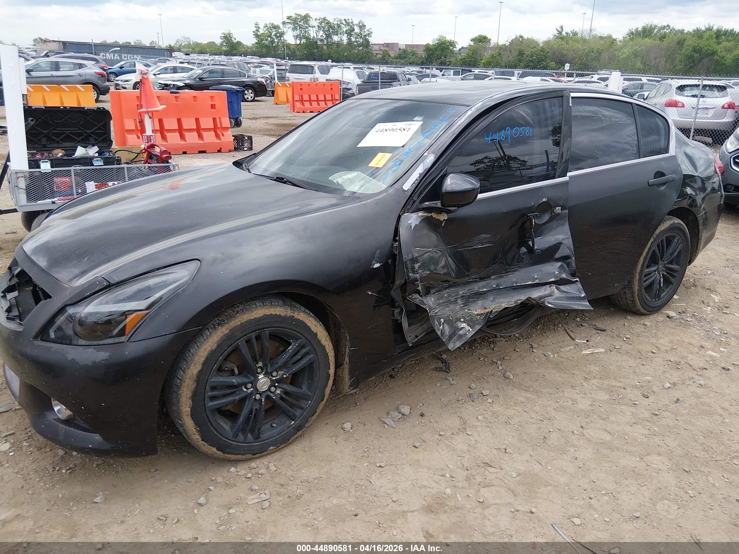 2013 Infiniti G37x   Black vin: JN1CV6AR0DM754127