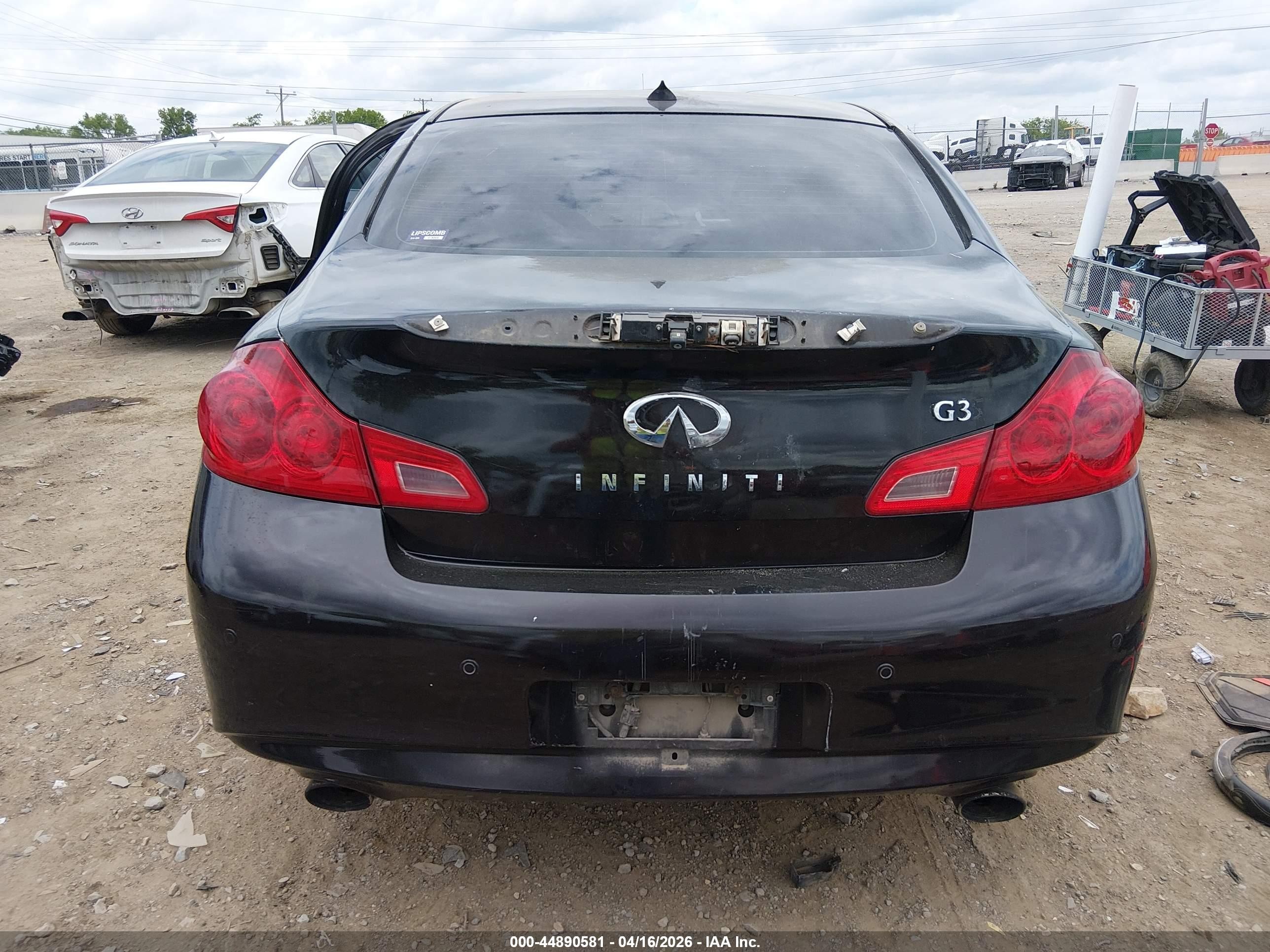 2013 Infiniti G37x   Black vin: JN1CV6AR0DM754127