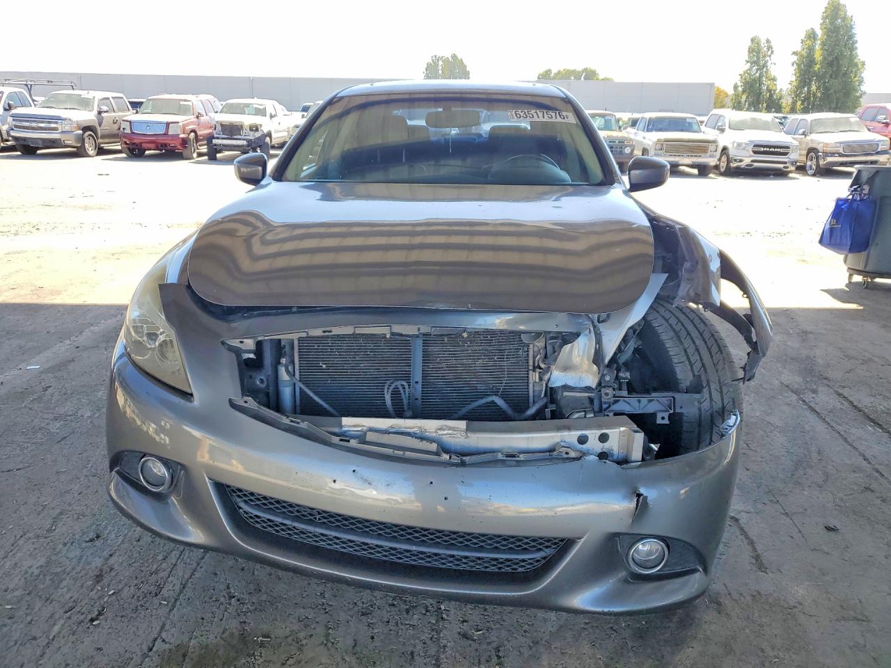 2013 Infiniti G37 Sedan X Gray vin: JN1CV6AR0DM756508