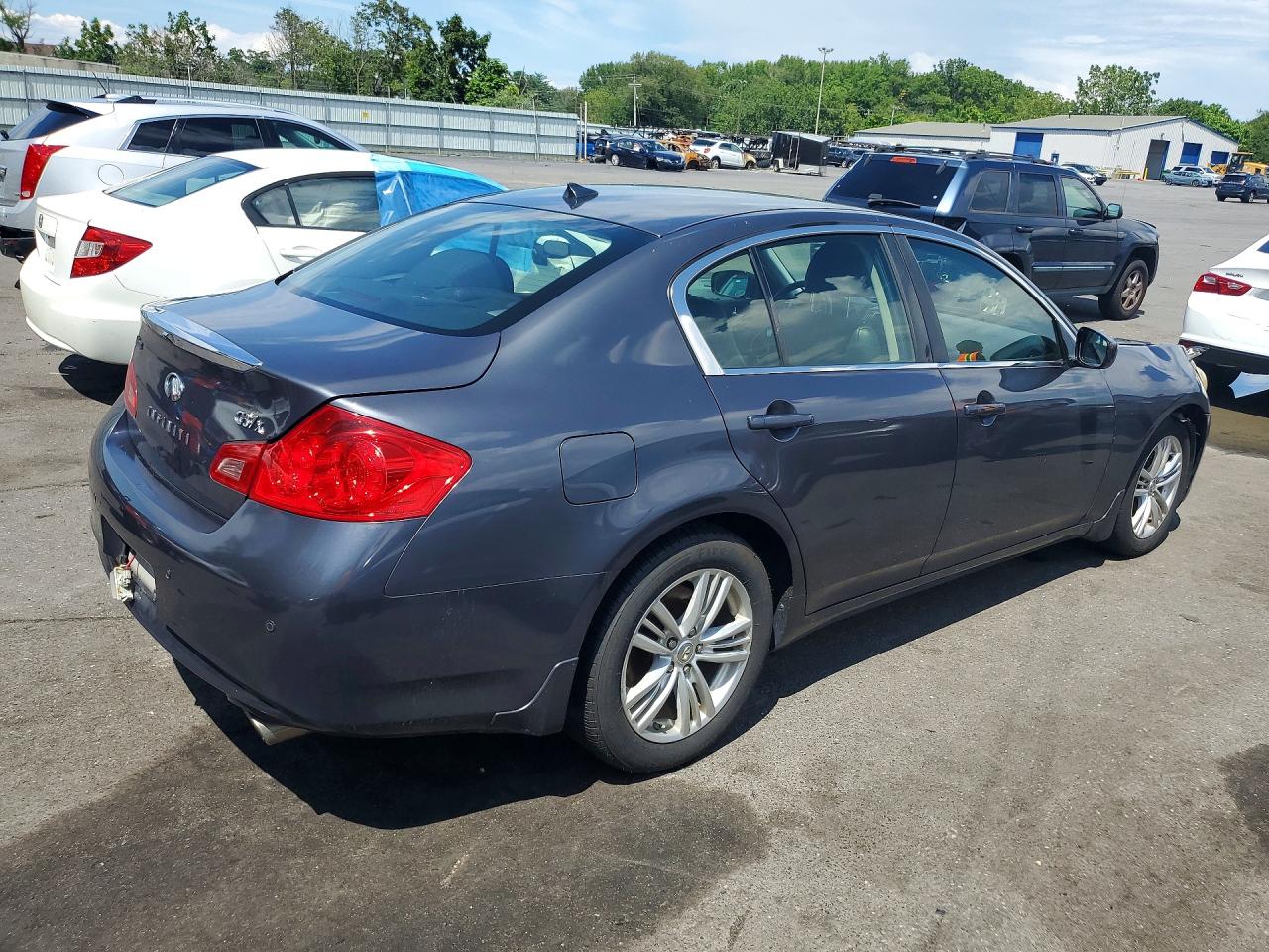 2013 Infiniti G37 Sedan X Серый vin: JN1CV6AR0DM761160