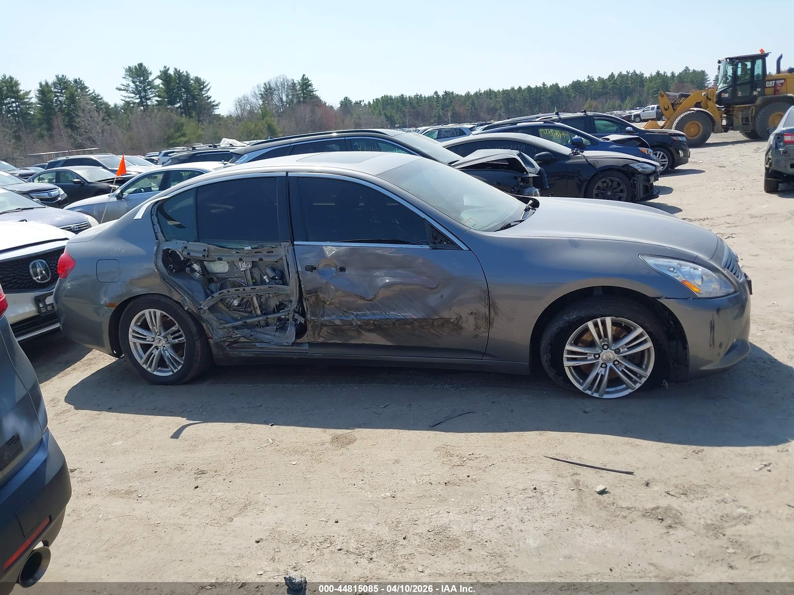 2013 Infiniti G37x   Gray vin: JN1CV6AR0DM764267