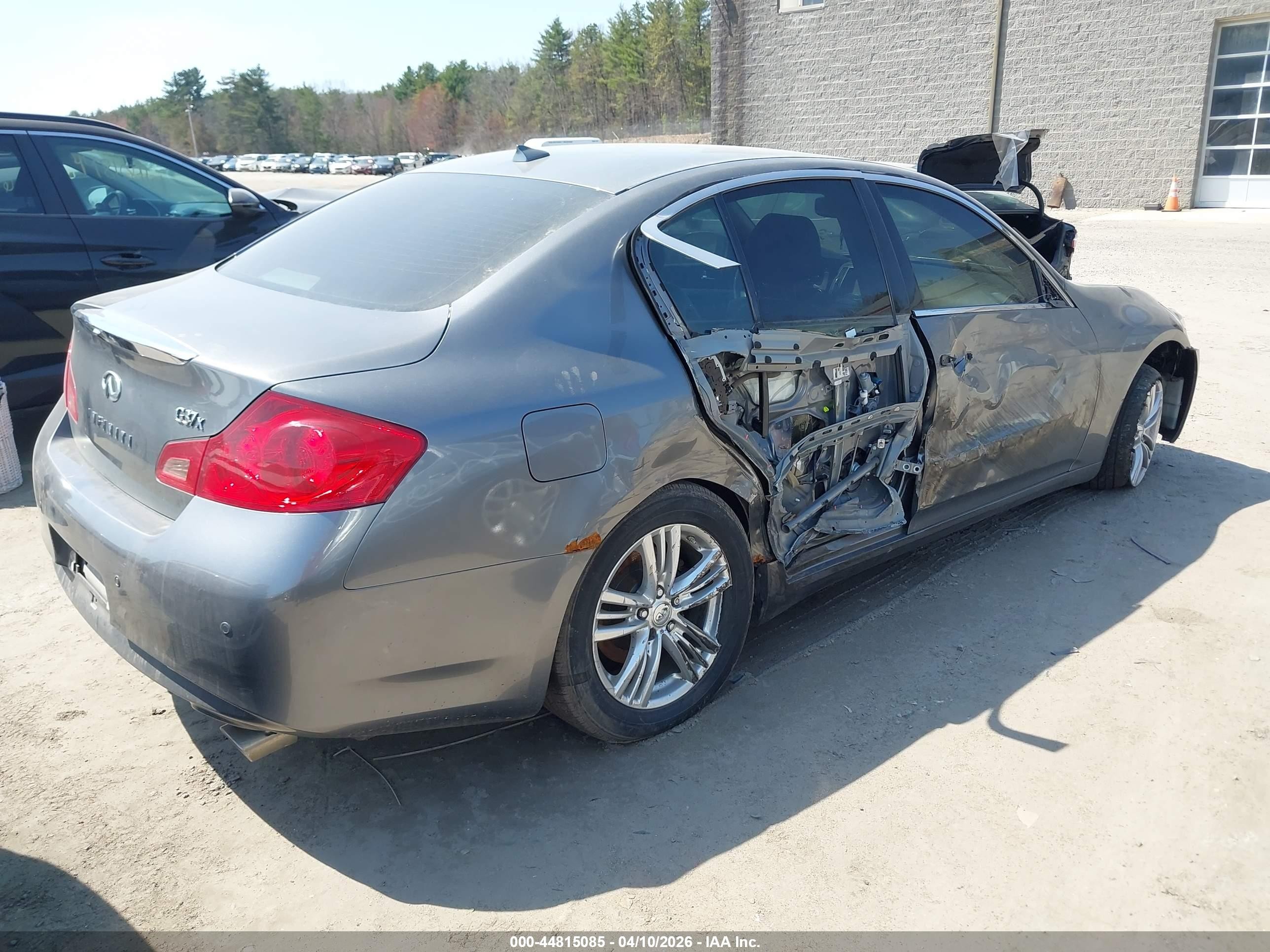 2013 Infiniti G37x   Gray vin: JN1CV6AR0DM764267