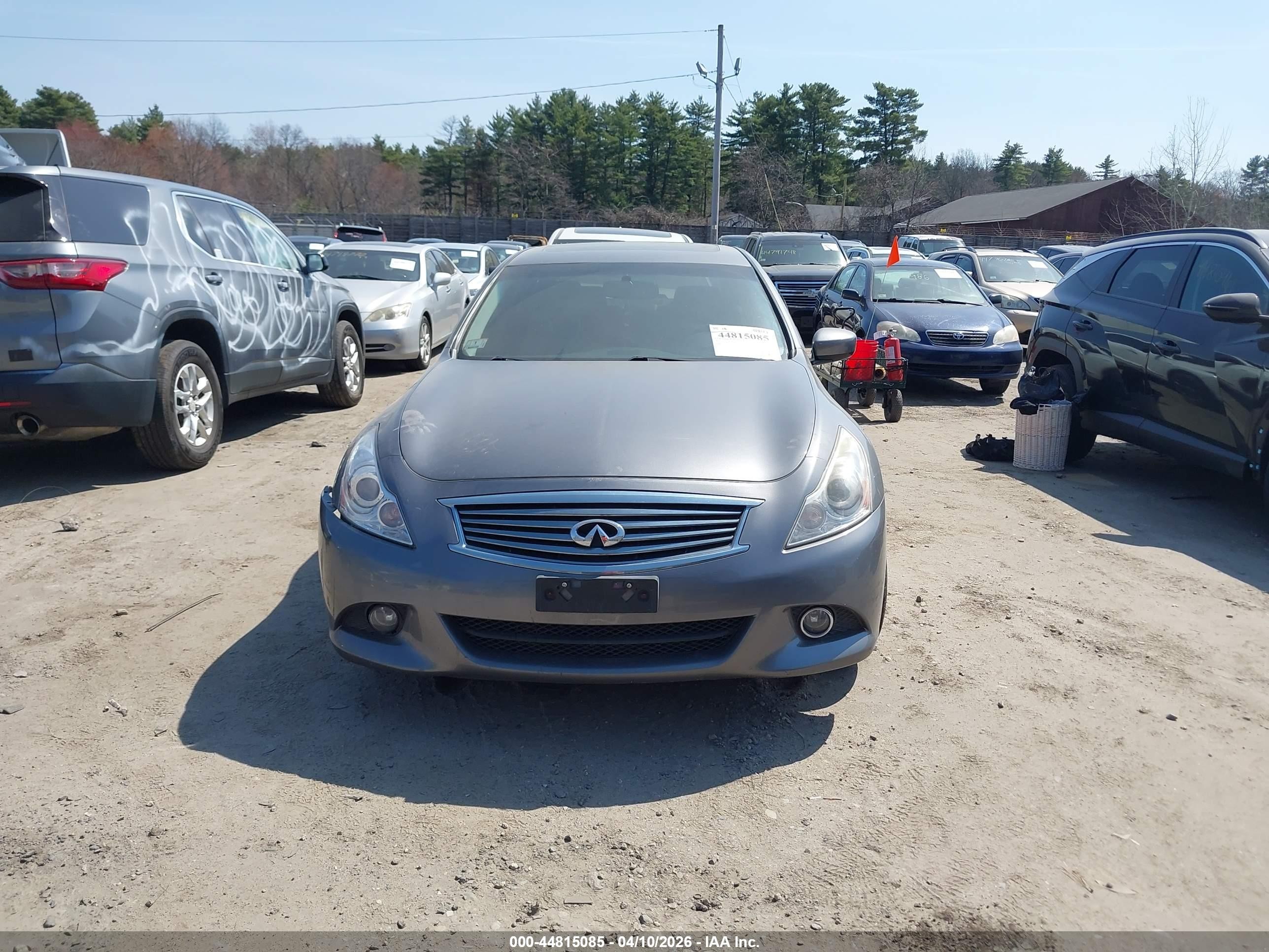 2013 Infiniti G37x   Gray vin: JN1CV6AR0DM764267