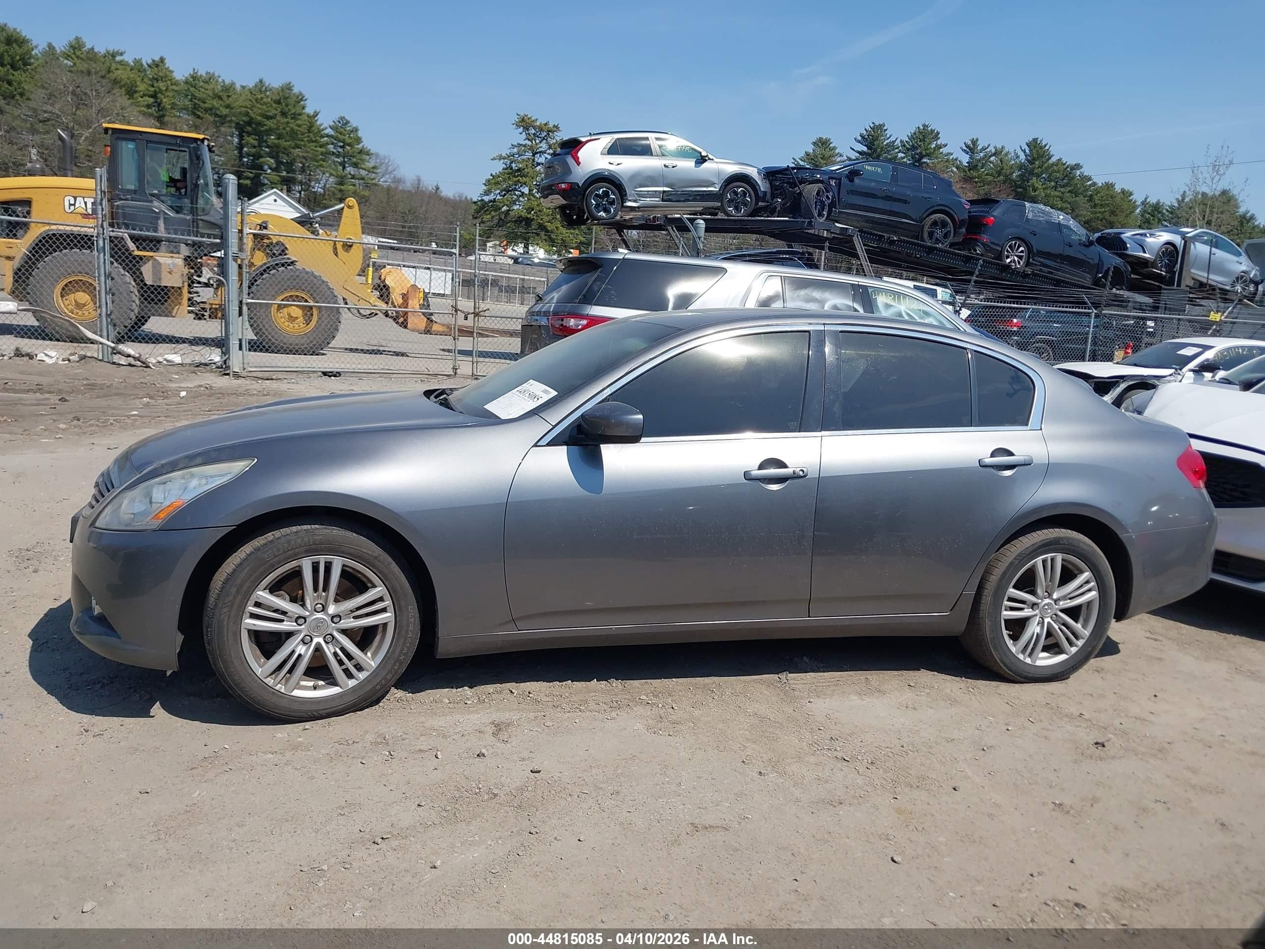 2013 Infiniti G37x   Gray vin: JN1CV6AR0DM764267