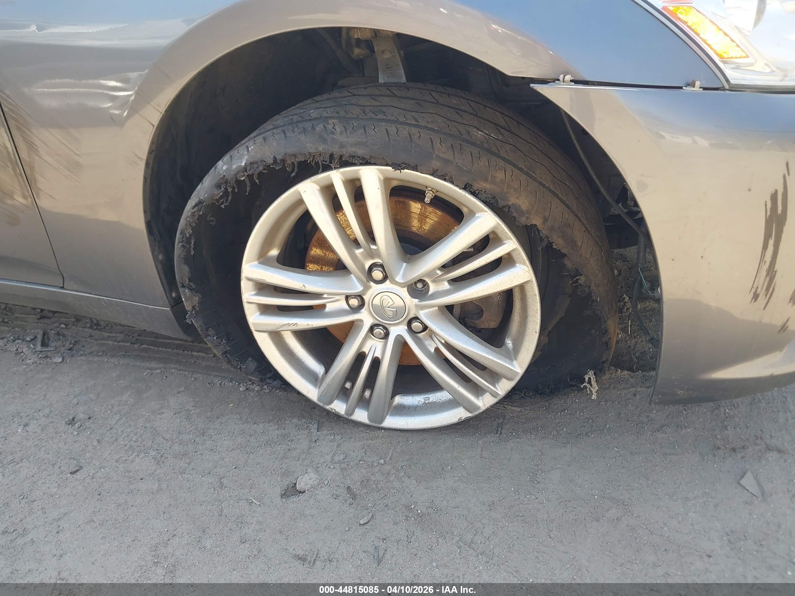 2013 Infiniti G37x   Gray vin: JN1CV6AR0DM764267
