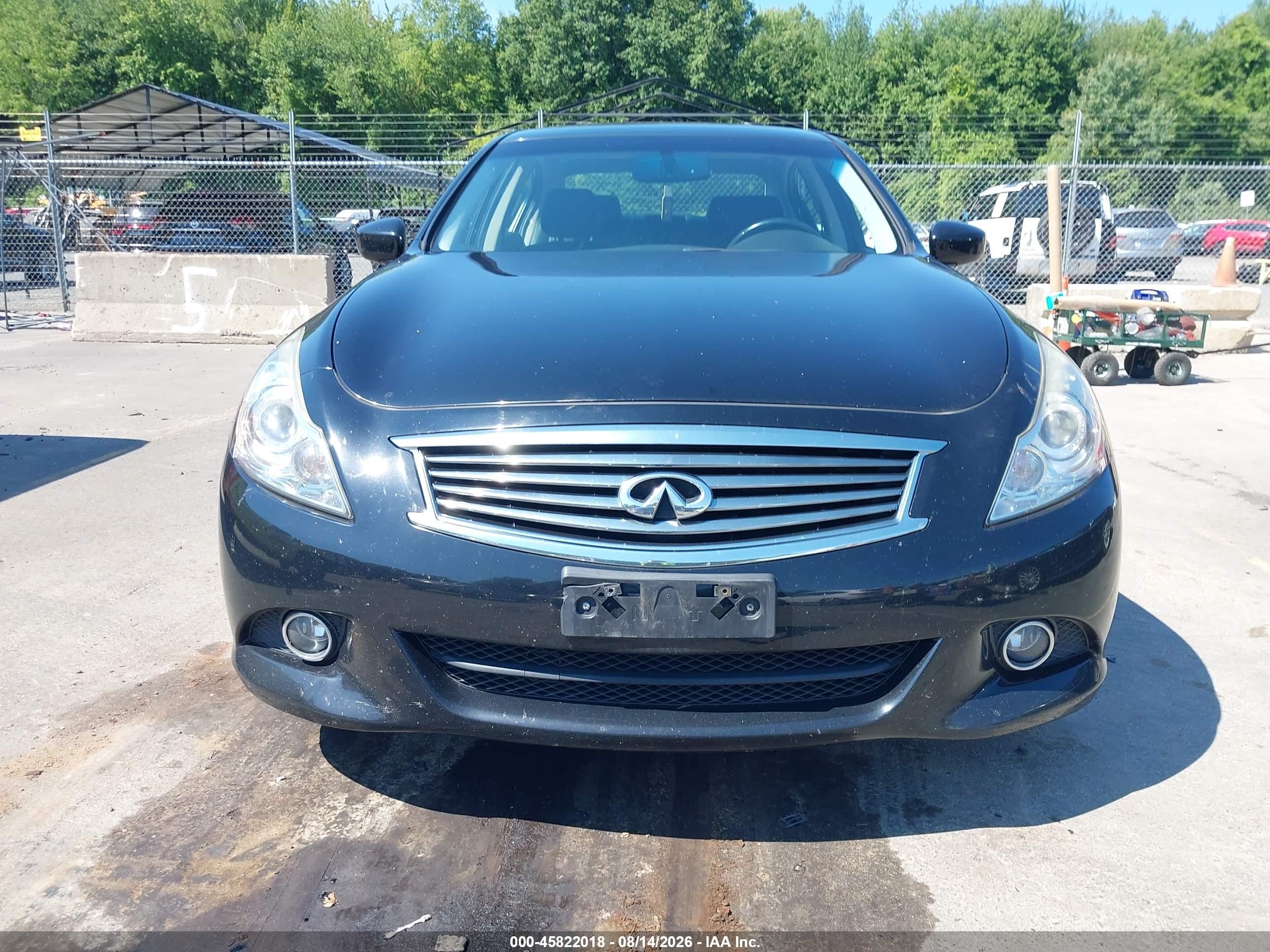 2015 Infiniti Q40   Black vin: JN1CV6AR0FM522159