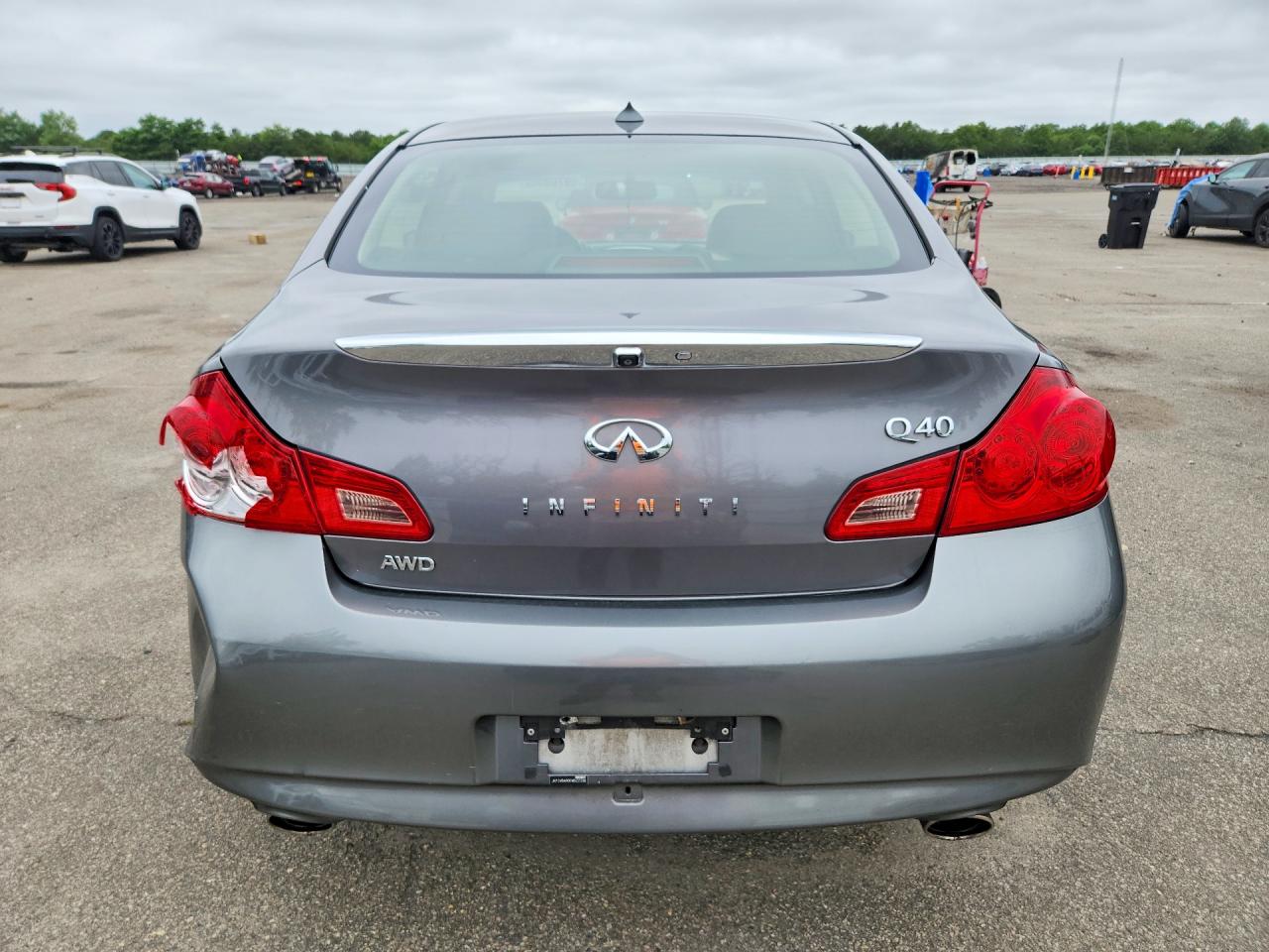2015 Infiniti Q40 Base Gray vin: JN1CV6AR0FM522338