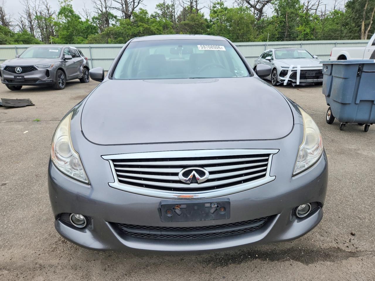 2015 Infiniti Q40 Base Gray vin: JN1CV6AR0FM522338