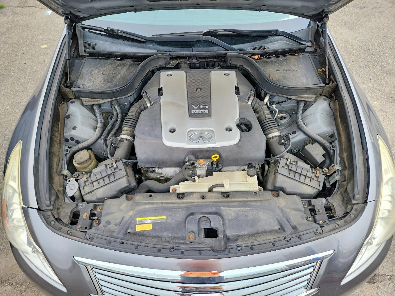 2015 Infiniti Q40 Base Gray vin: JN1CV6AR0FM522338