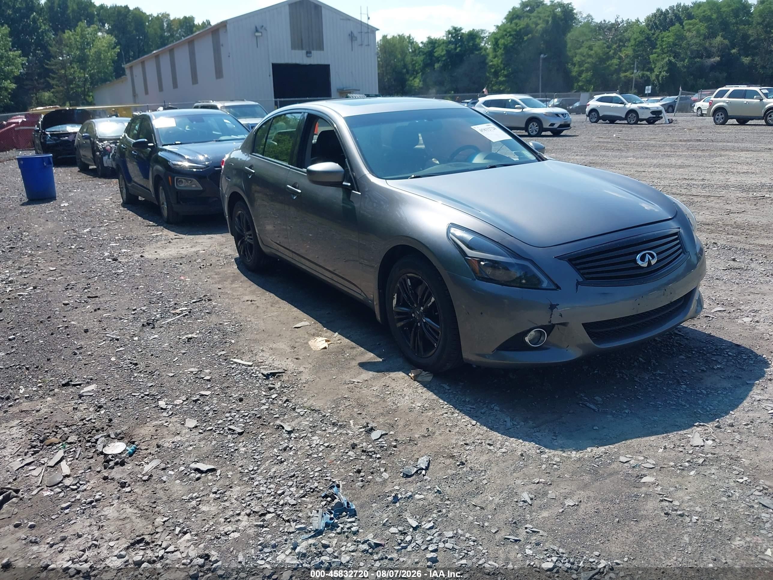 2015 Infiniti Q40   Серый vin: JN1CV6AR0FM651292