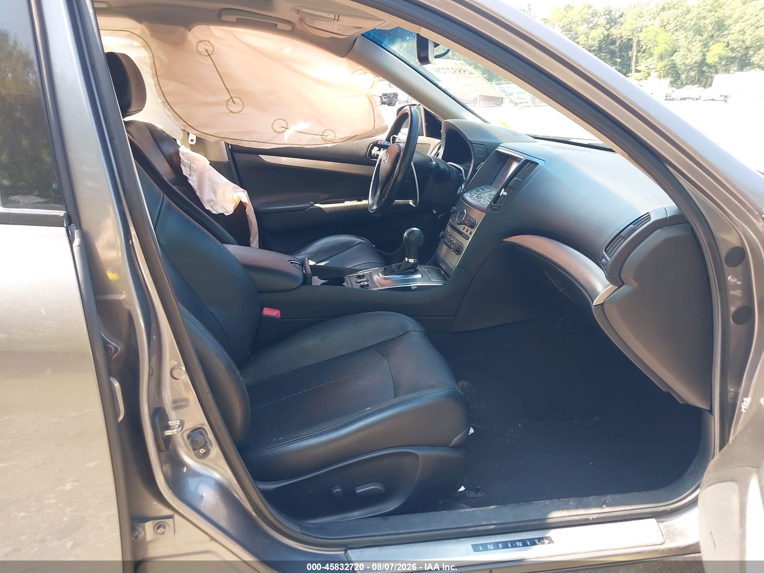 2015 Infiniti Q40 Gray vin: JN1CV6AR0FM651292