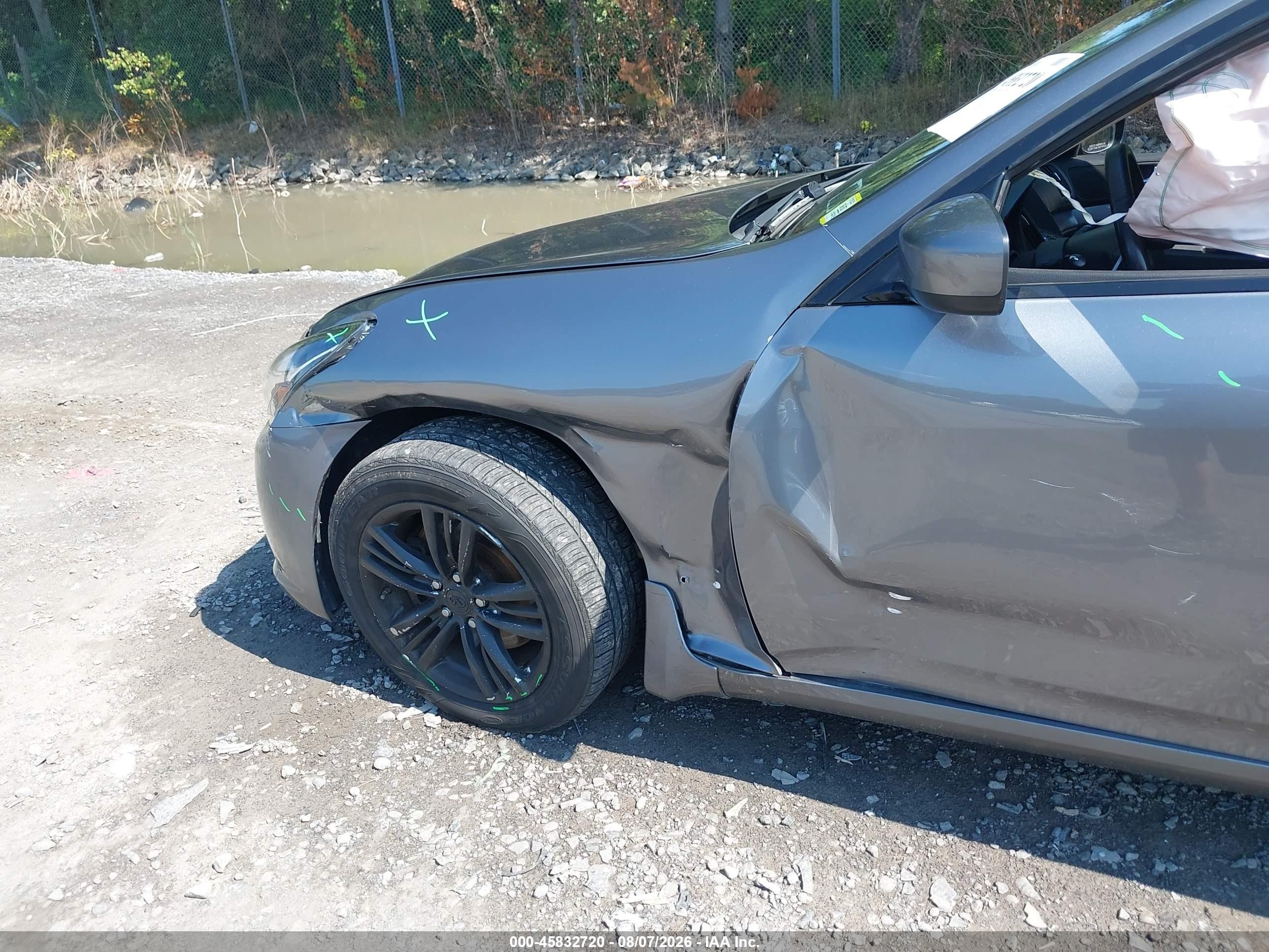 2015 Infiniti Q40 Gray vin: JN1CV6AR0FM651292