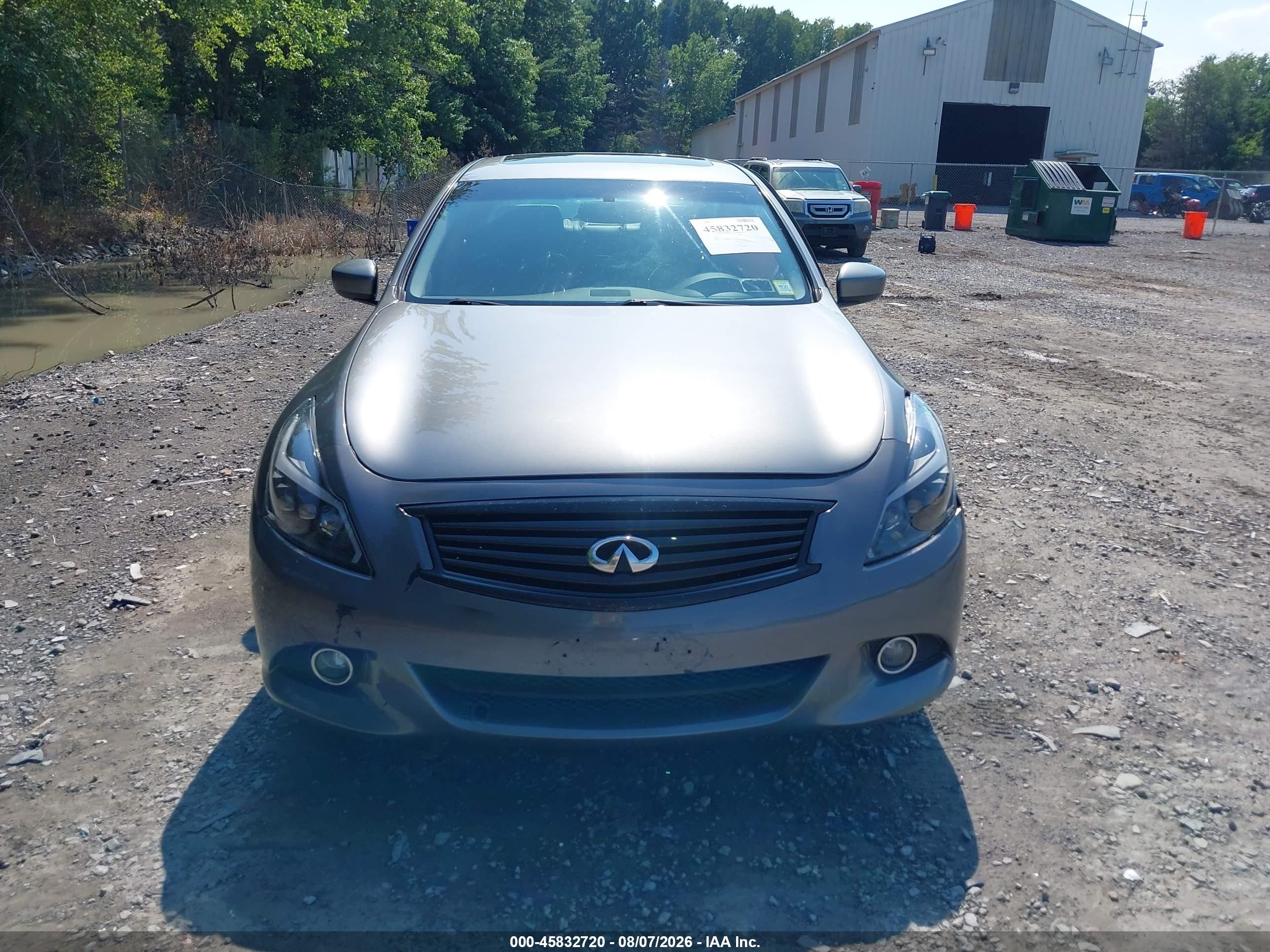 2015 Infiniti Q40 Gray vin: JN1CV6AR0FM651292