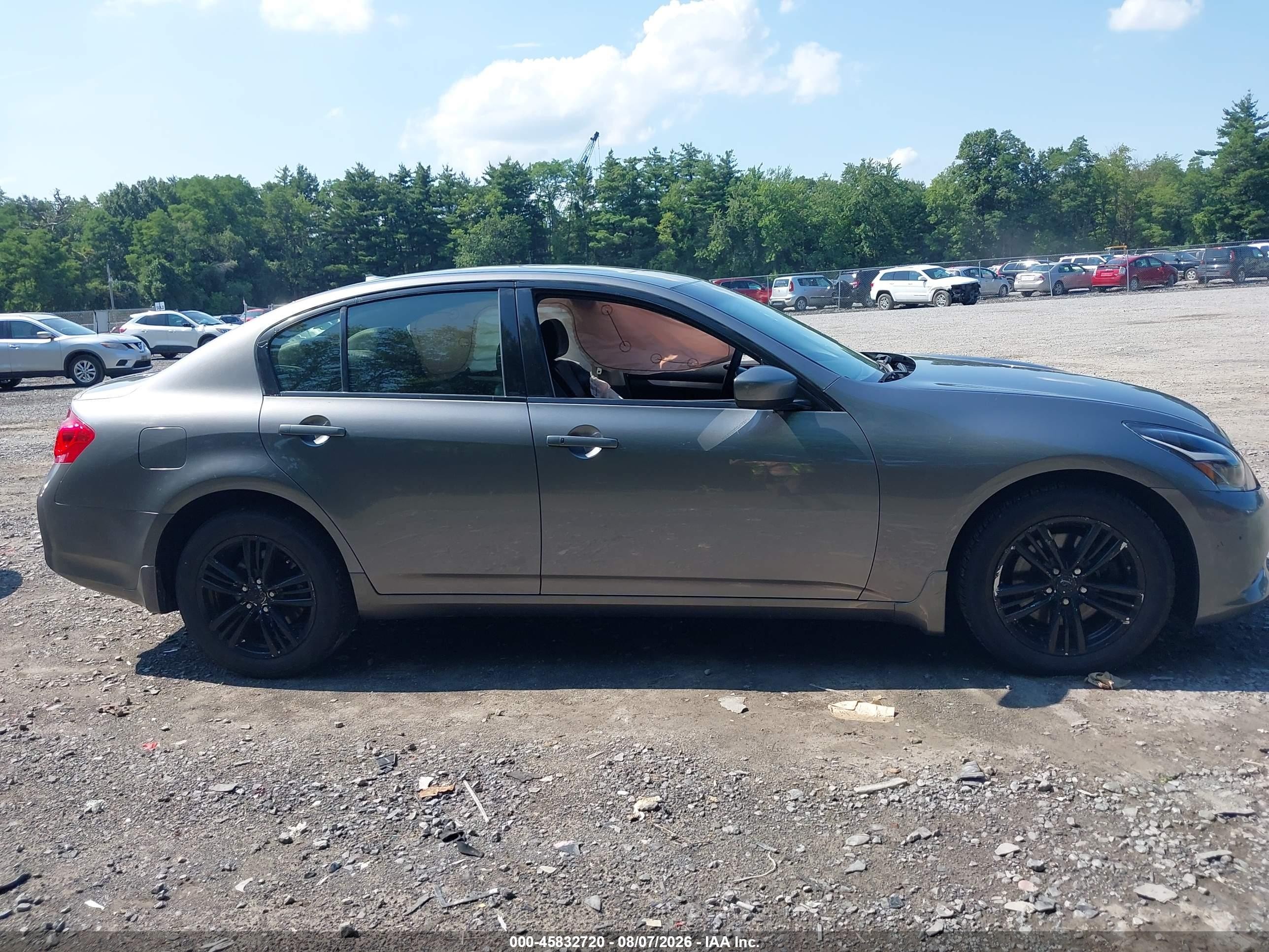 2015 Infiniti Q40 Gray vin: JN1CV6AR0FM651292