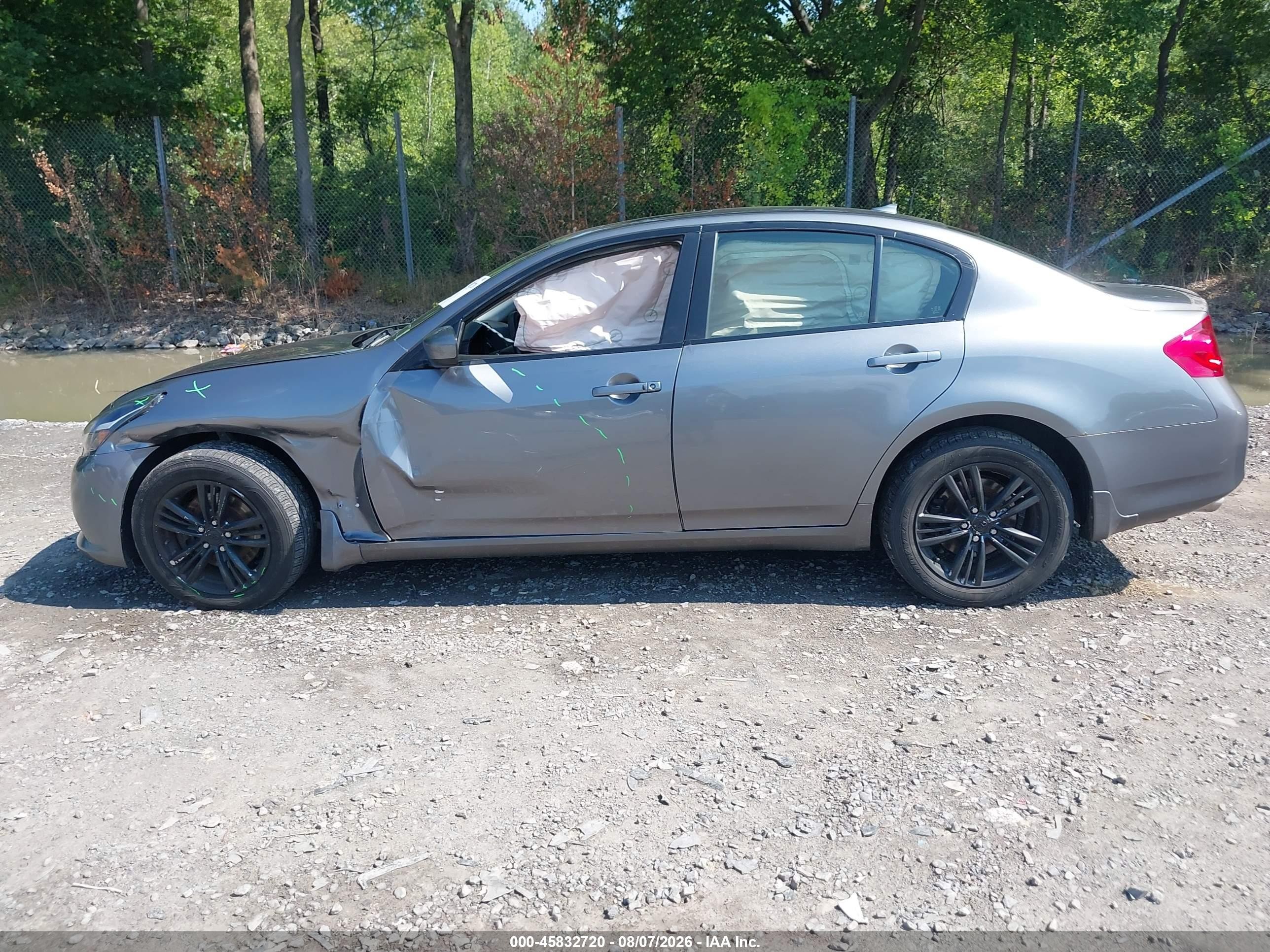 2015 Infiniti Q40 Gray vin: JN1CV6AR0FM651292