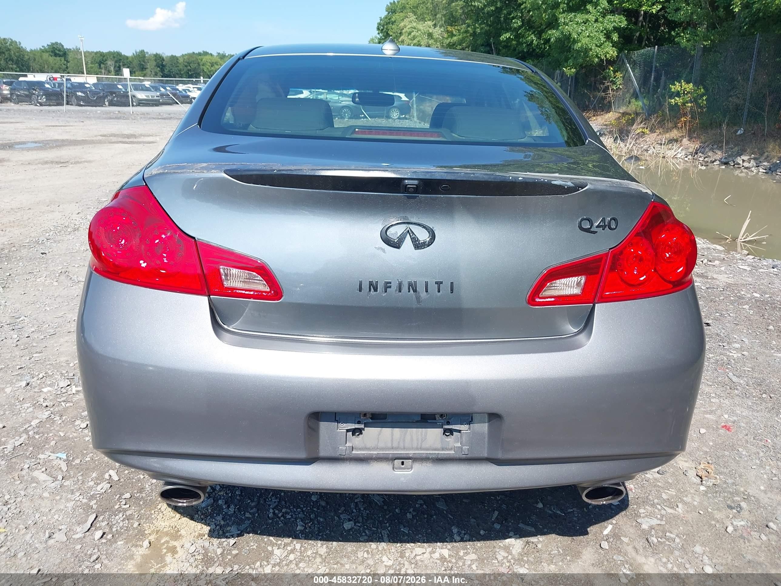 2015 Infiniti Q40 Gray vin: JN1CV6AR0FM651292