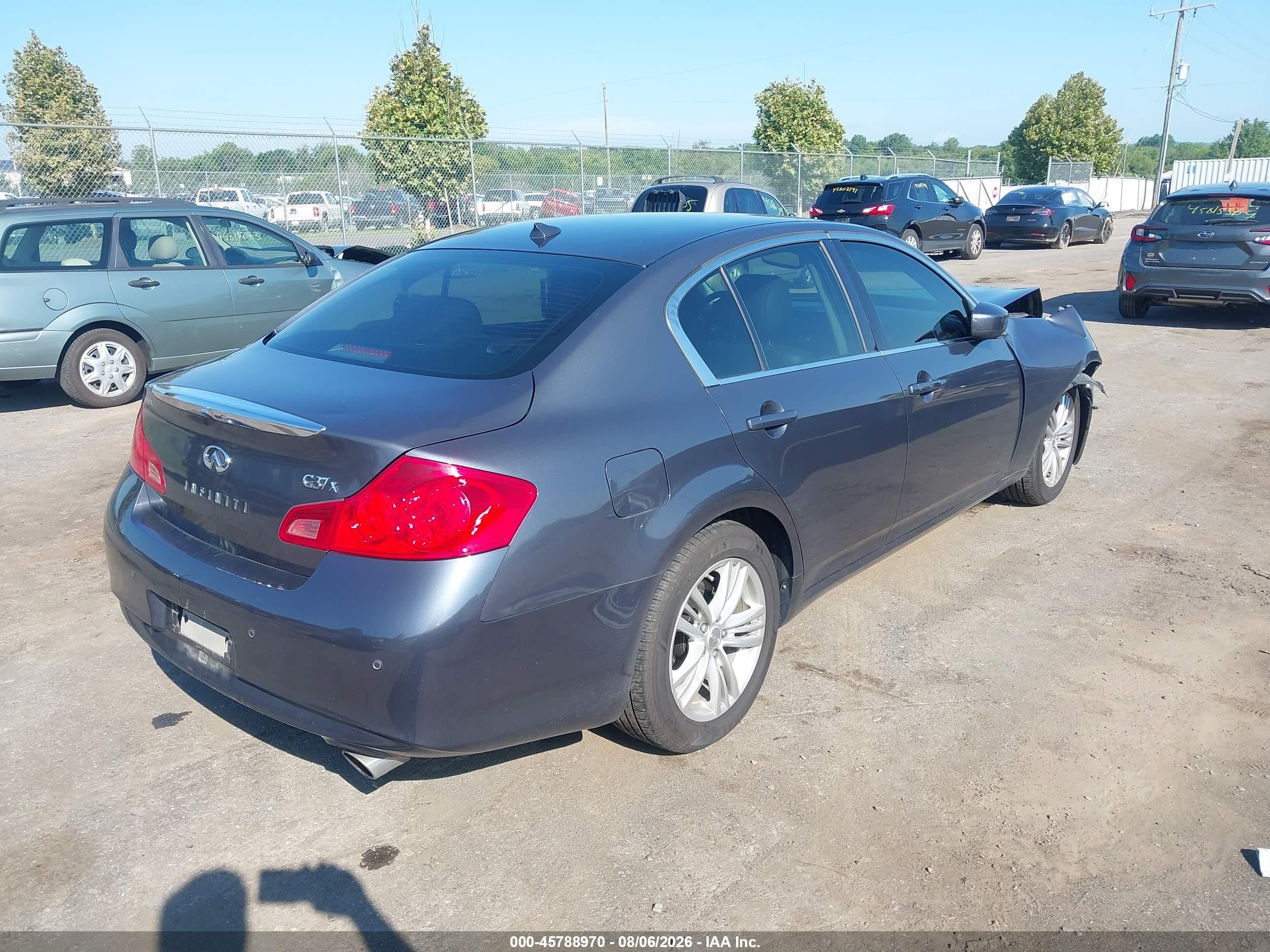 2010 Infiniti G37x   Gray vin: JN1CV6AR1AM250147