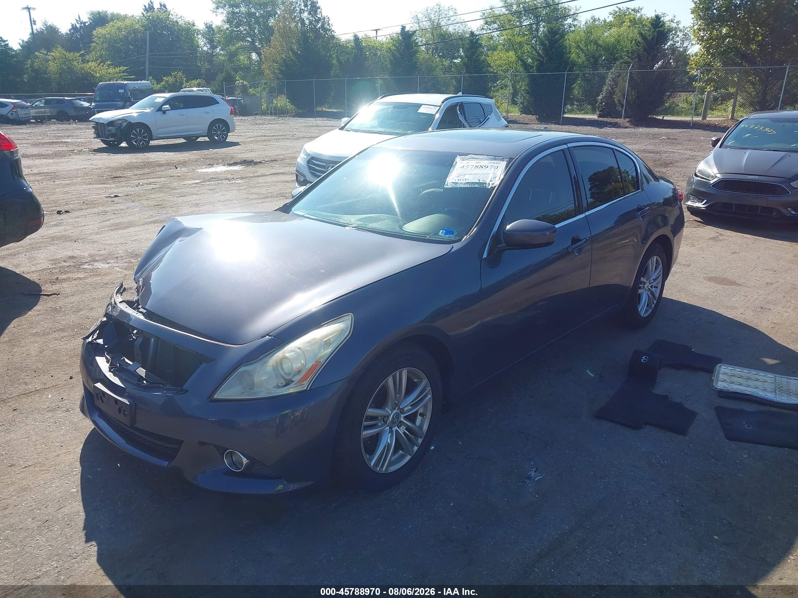 2010 Infiniti G37x   Gray vin: JN1CV6AR1AM250147