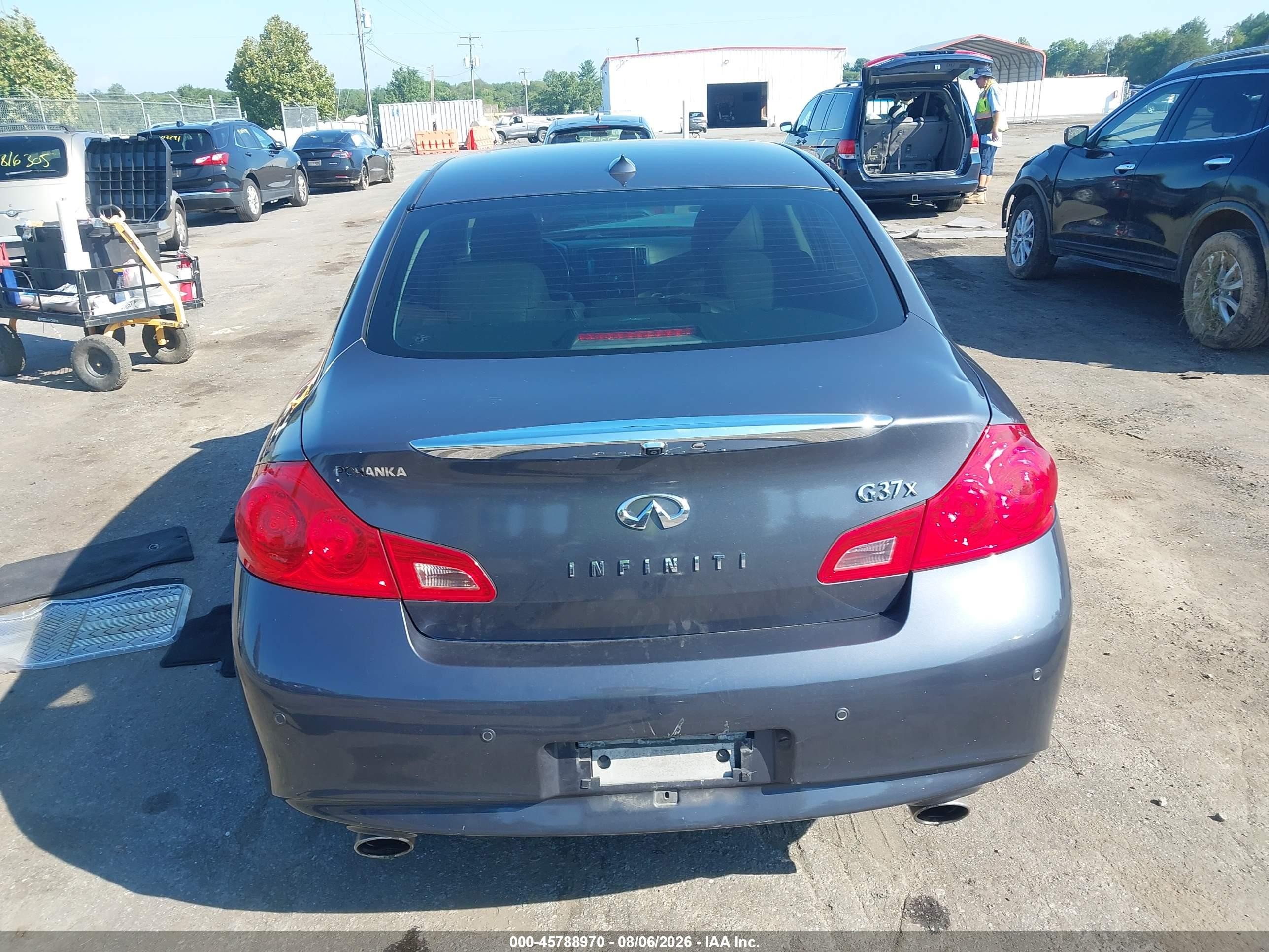 2010 Infiniti G37x   Gray vin: JN1CV6AR1AM250147