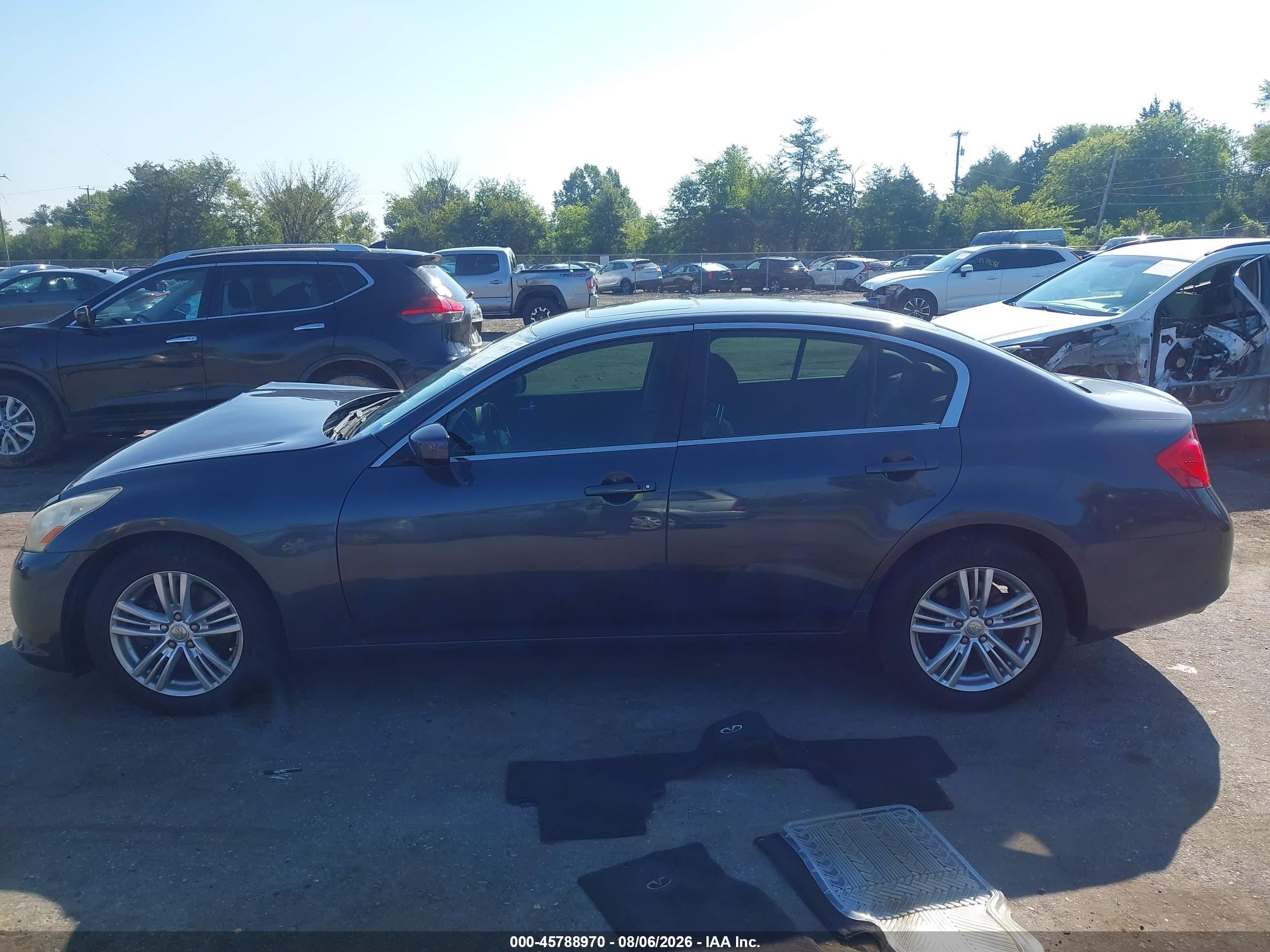 2010 Infiniti G37x   Gray vin: JN1CV6AR1AM250147