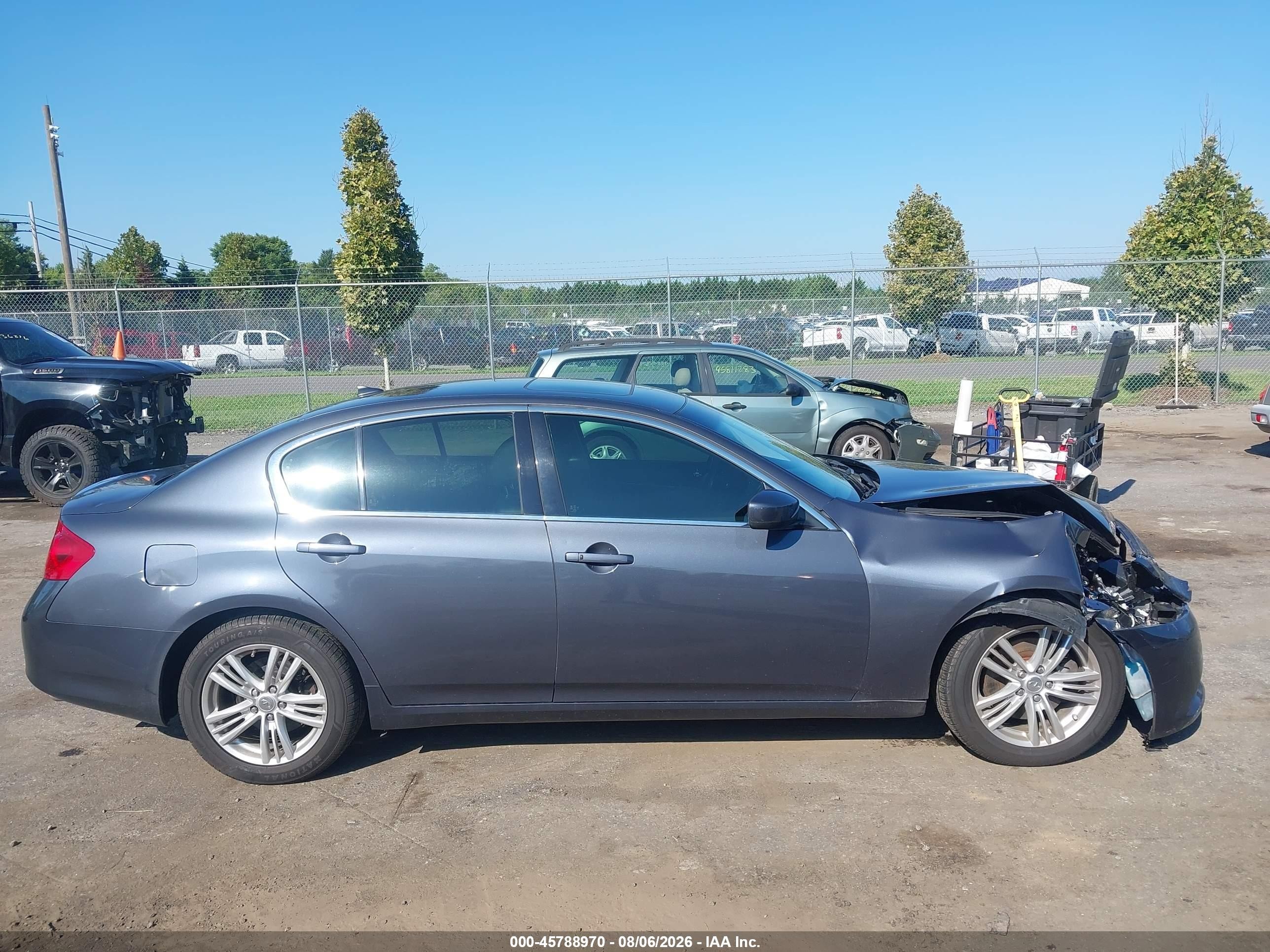2010 Infiniti G37x   Gray vin: JN1CV6AR1AM250147