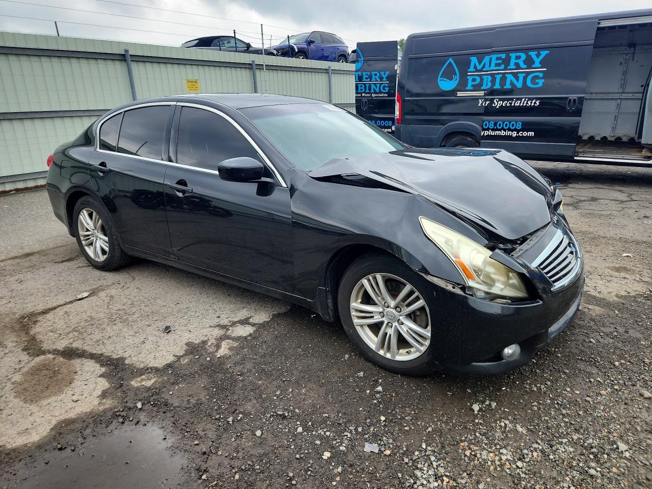 2010 Infiniti G37 Sedan X Черный vin: JN1CV6AR1AM450803