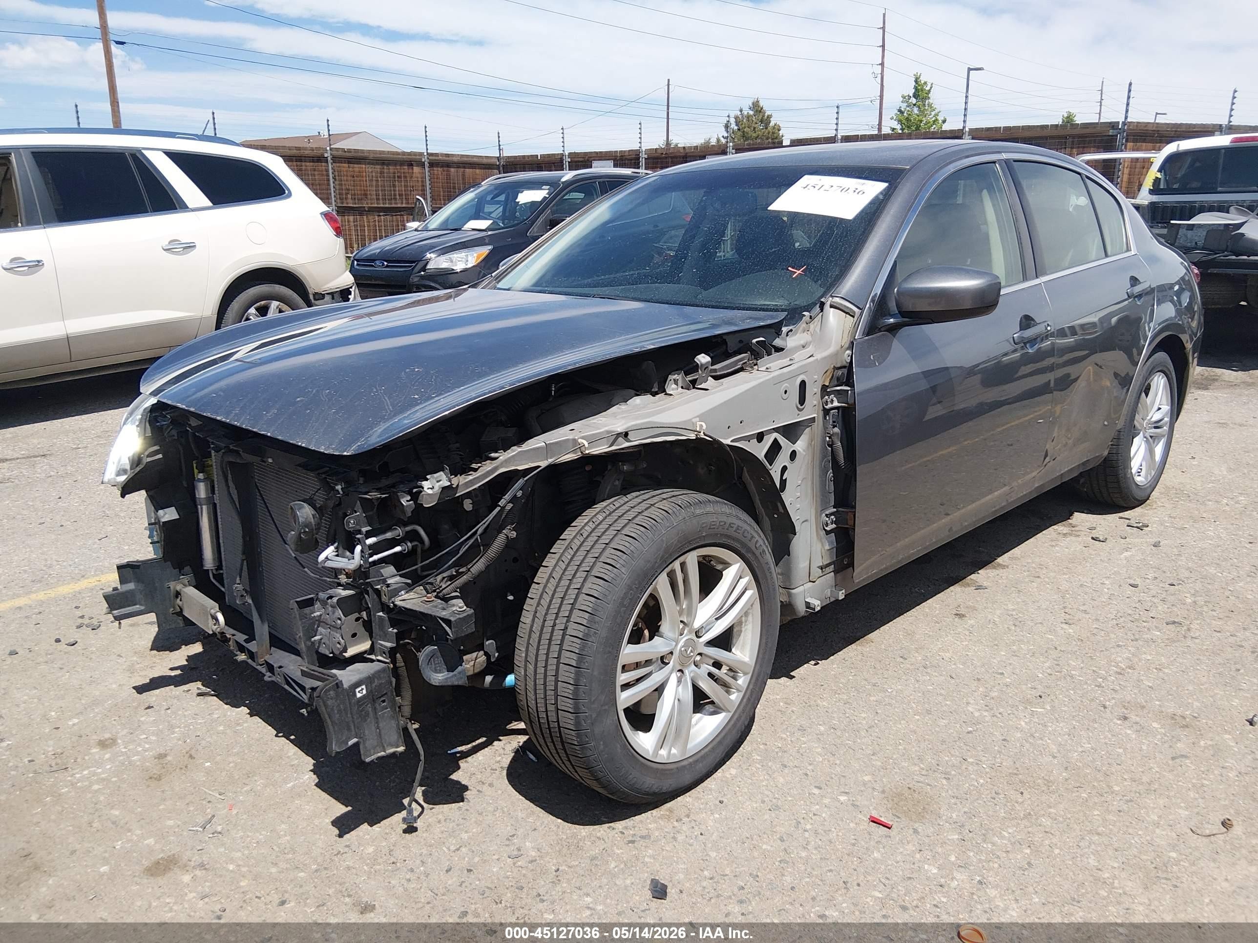 2010 Infiniti G37x Gray vin: JN1CV6AR1AM451577