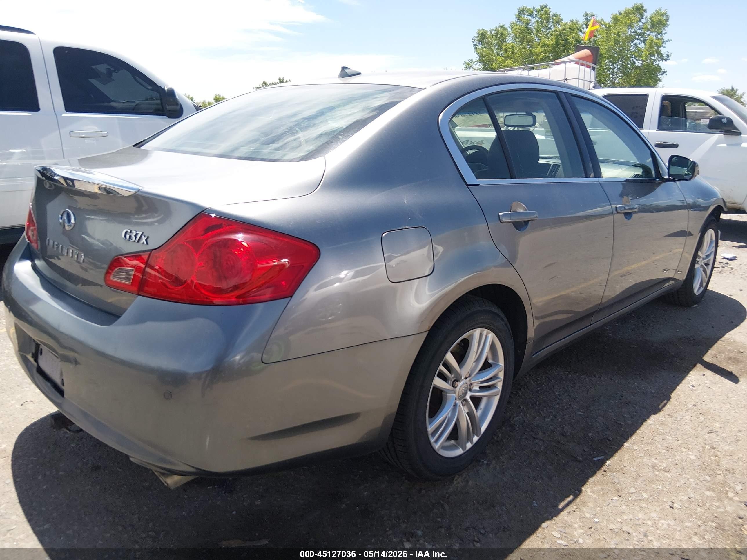2010 Infiniti G37x Gray vin: JN1CV6AR1AM451577