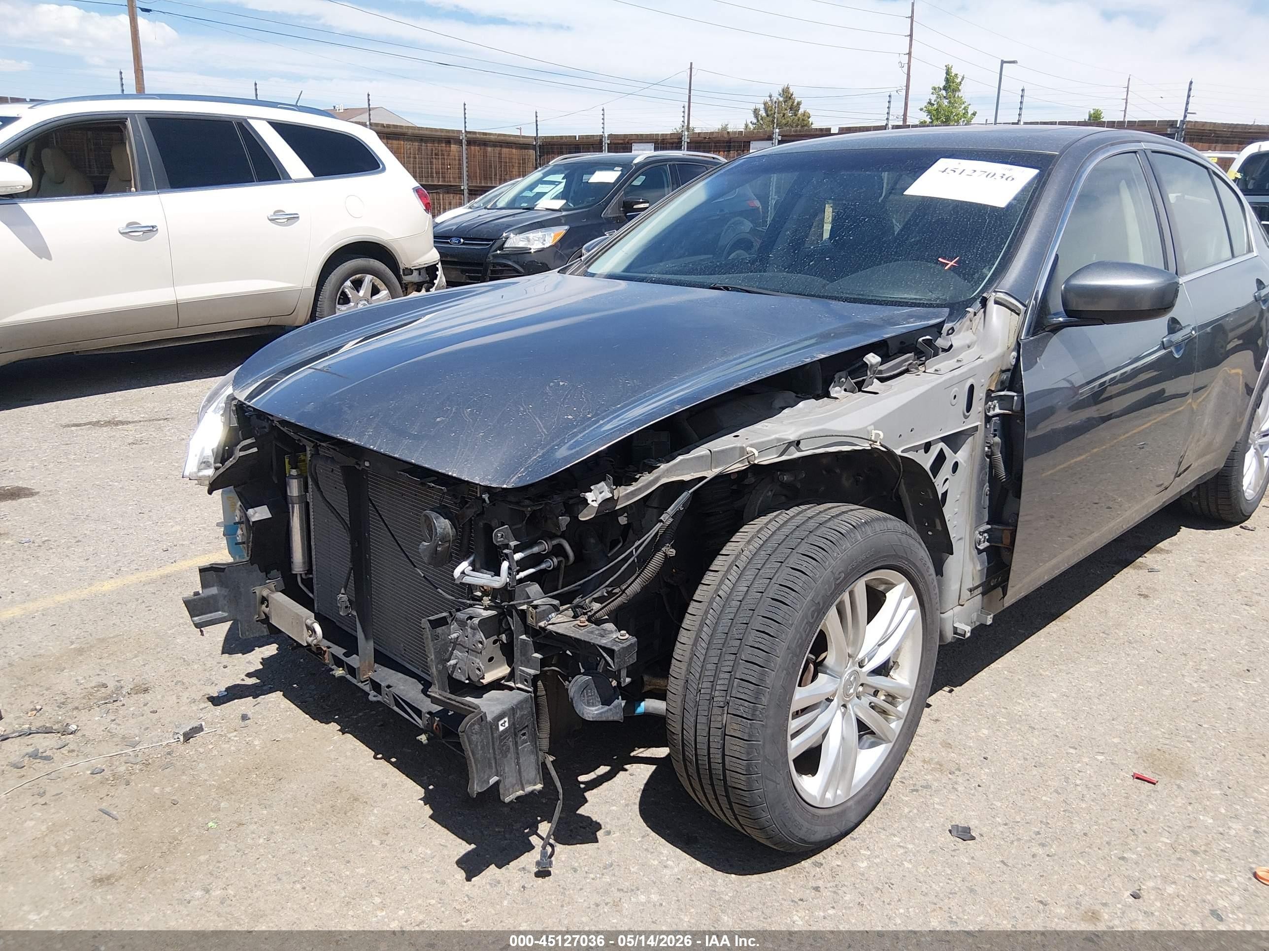 2010 Infiniti G37x Gray vin: JN1CV6AR1AM451577