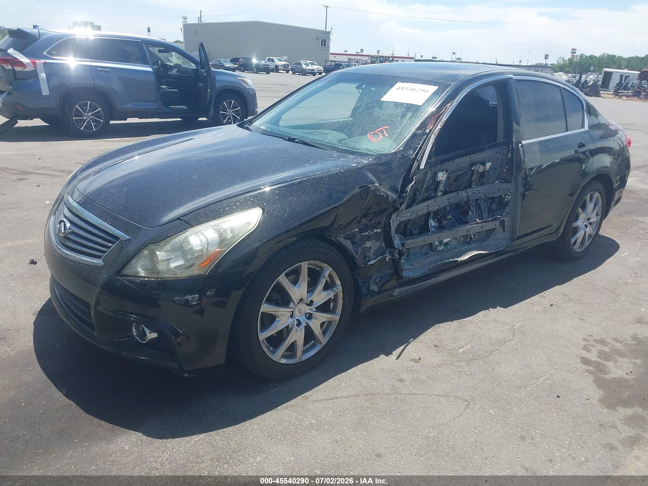 2010 Infiniti G37x   Black vin: JN1CV6AR1AM454382