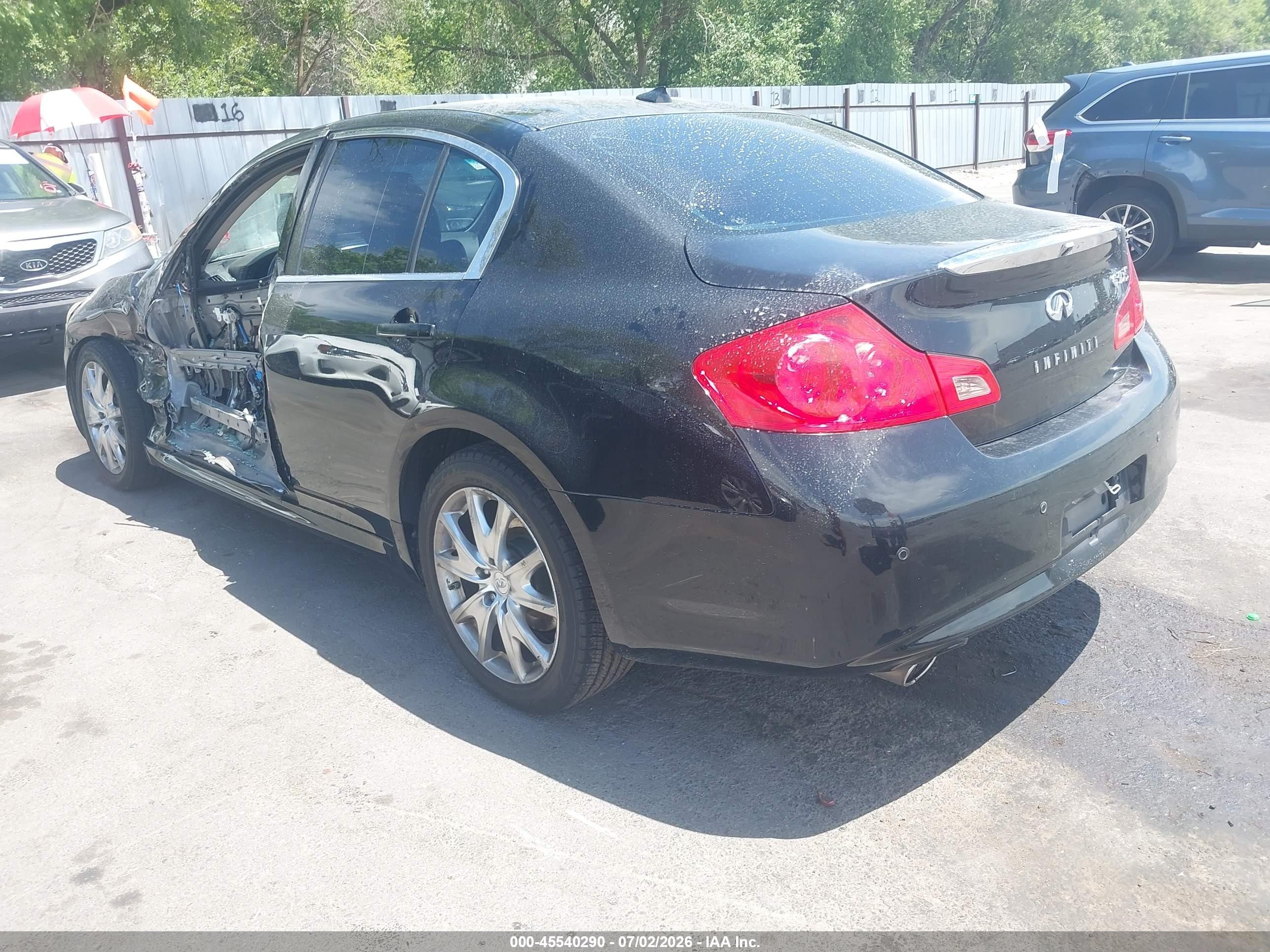 2010 Infiniti G37x   Black vin: JN1CV6AR1AM454382