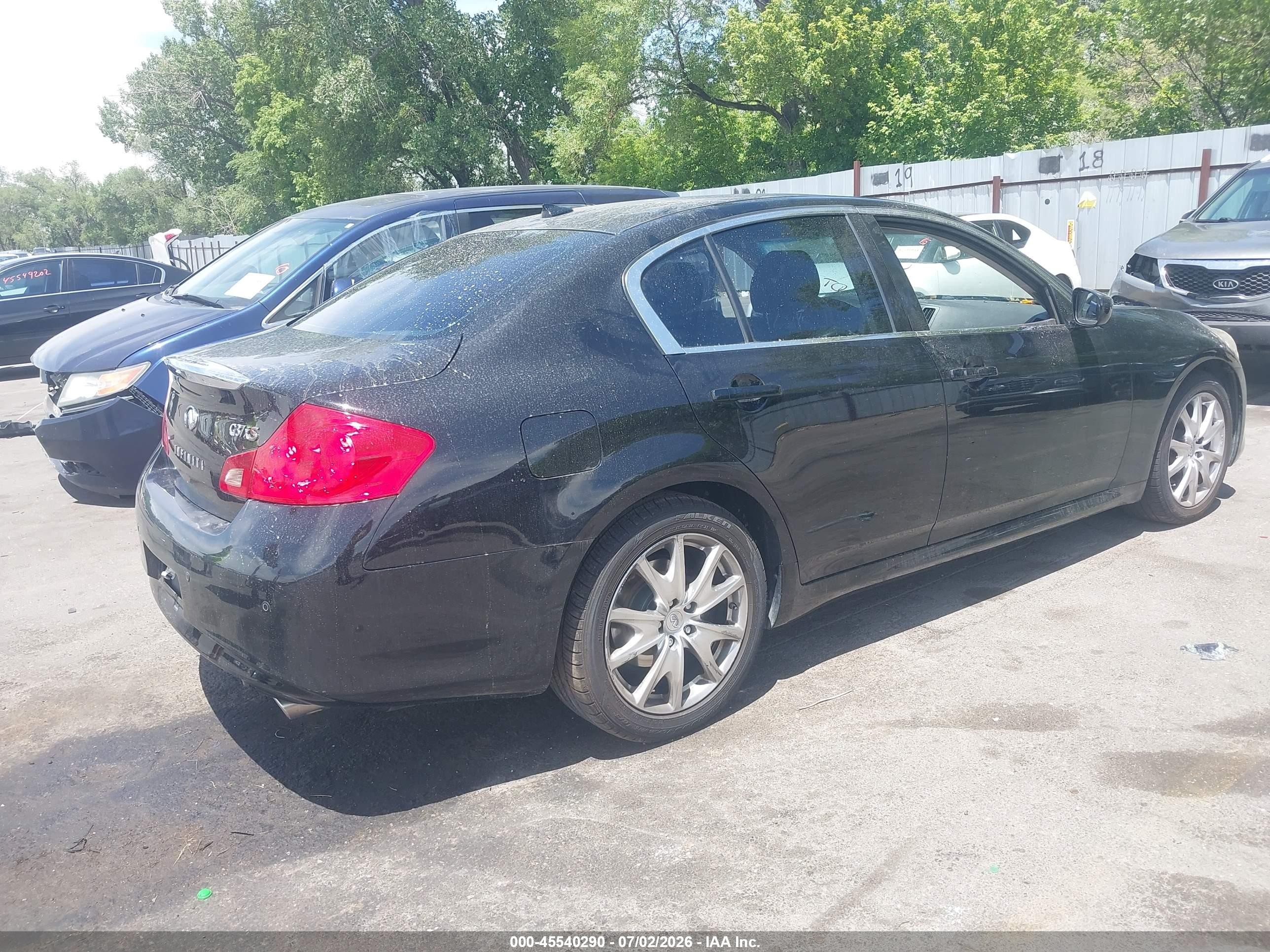 2010 Infiniti G37x   Black vin: JN1CV6AR1AM454382
