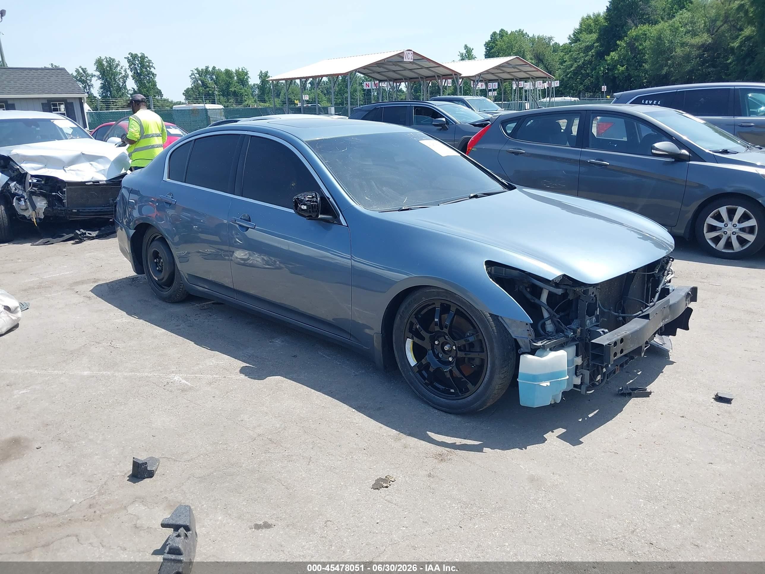 2010 Infiniti G37x   Gray vin: JN1CV6AR1AM456665