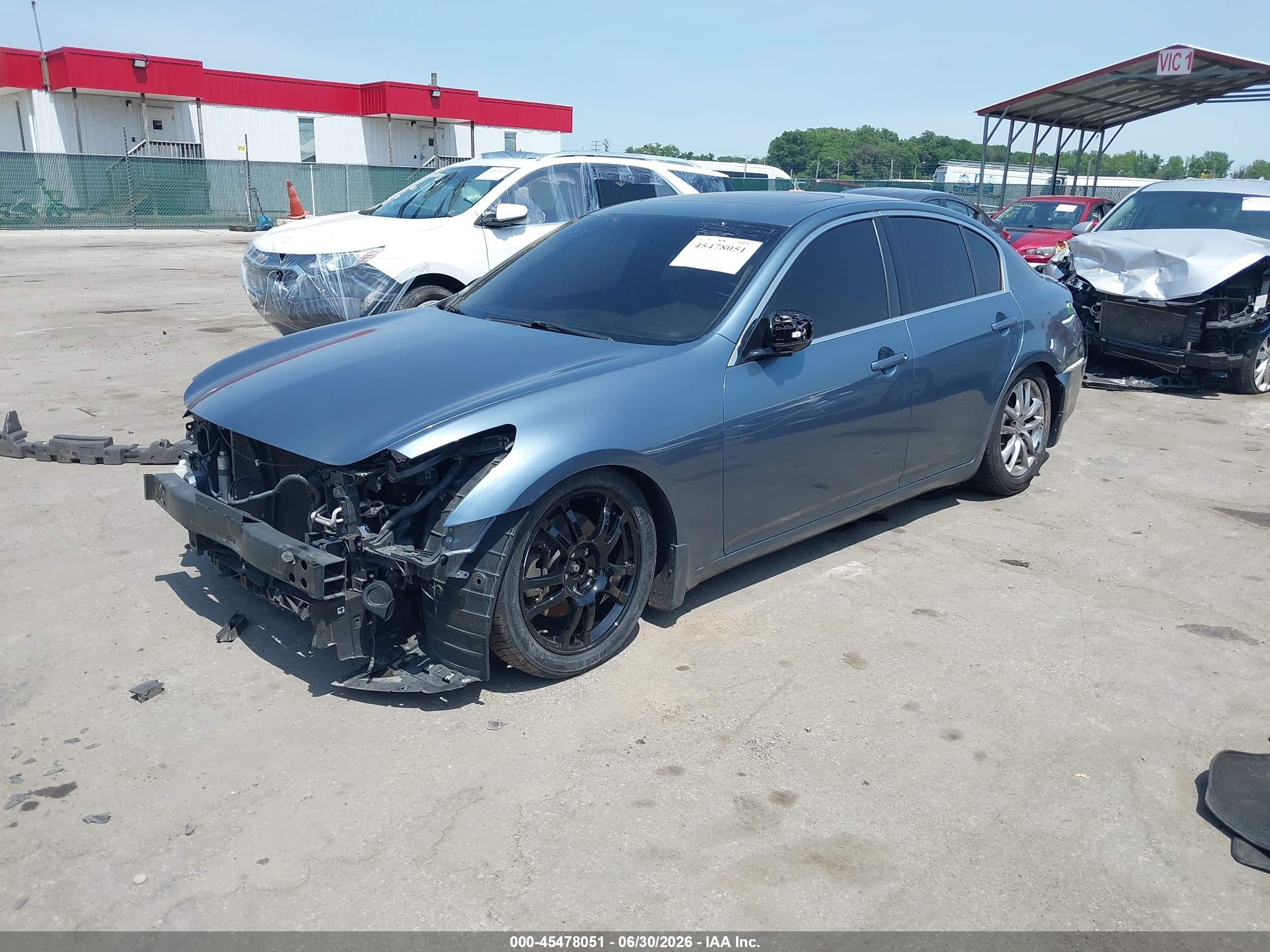 2010 Infiniti G37x   Серый vin: JN1CV6AR1AM456665