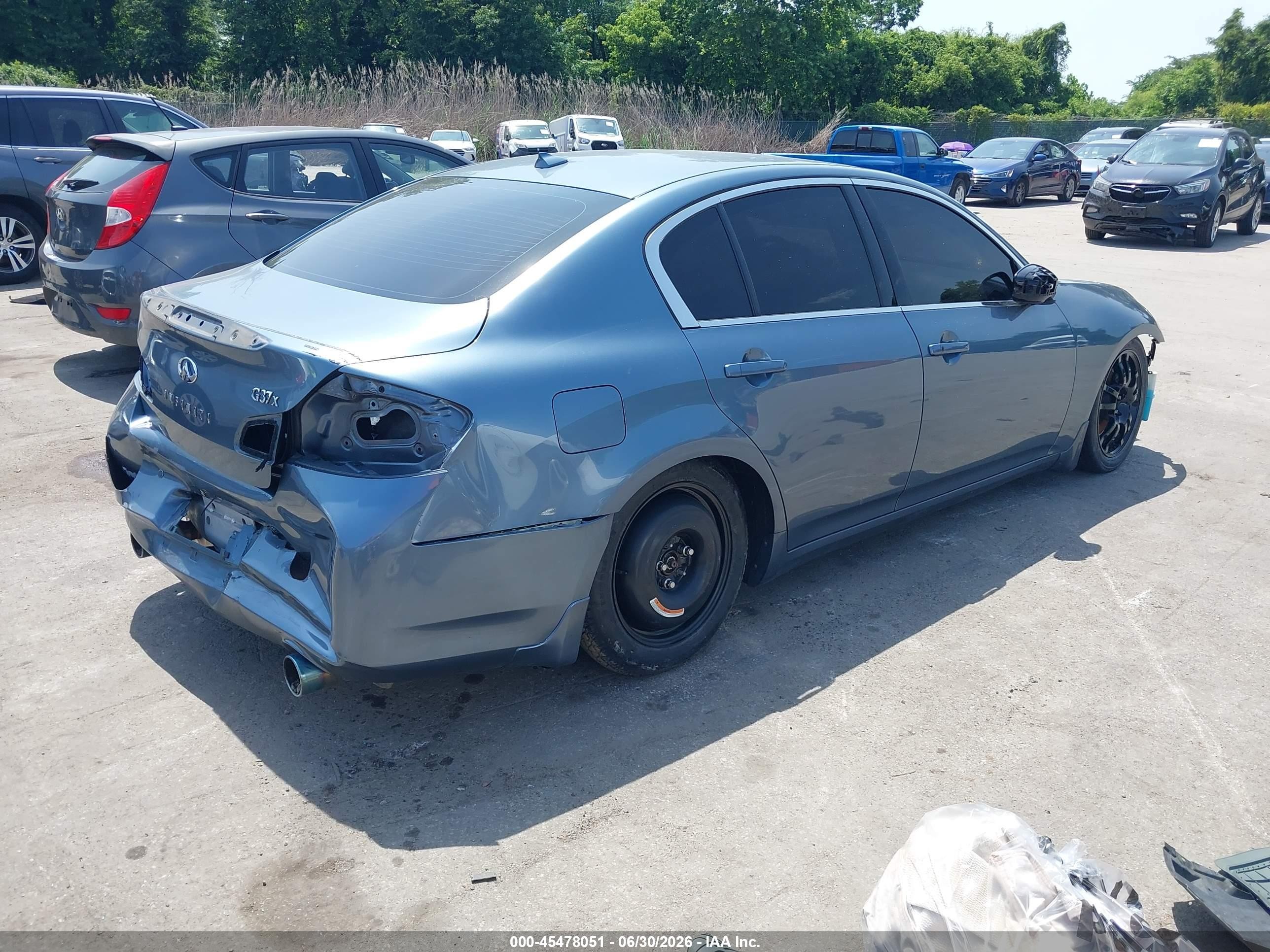 2010 Infiniti G37x   Серый vin: JN1CV6AR1AM456665