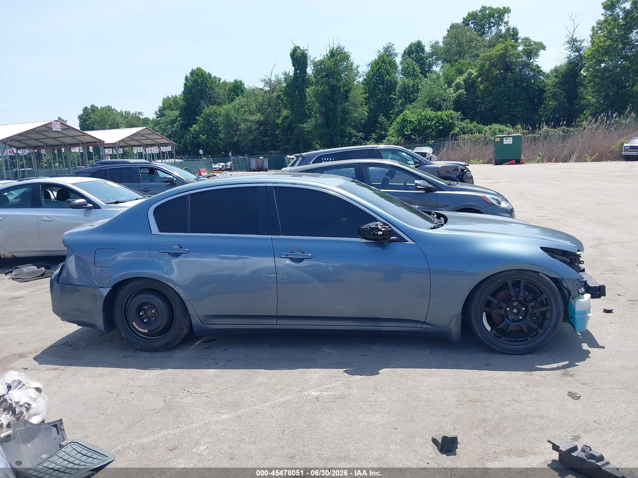 2010 Infiniti G37x   Серый vin: JN1CV6AR1AM456665