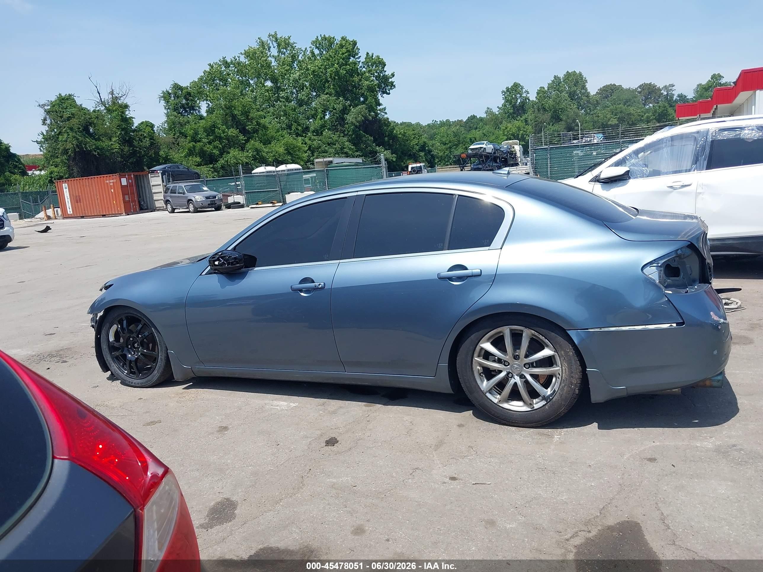 2010 Infiniti G37x   Серый vin: JN1CV6AR1AM456665